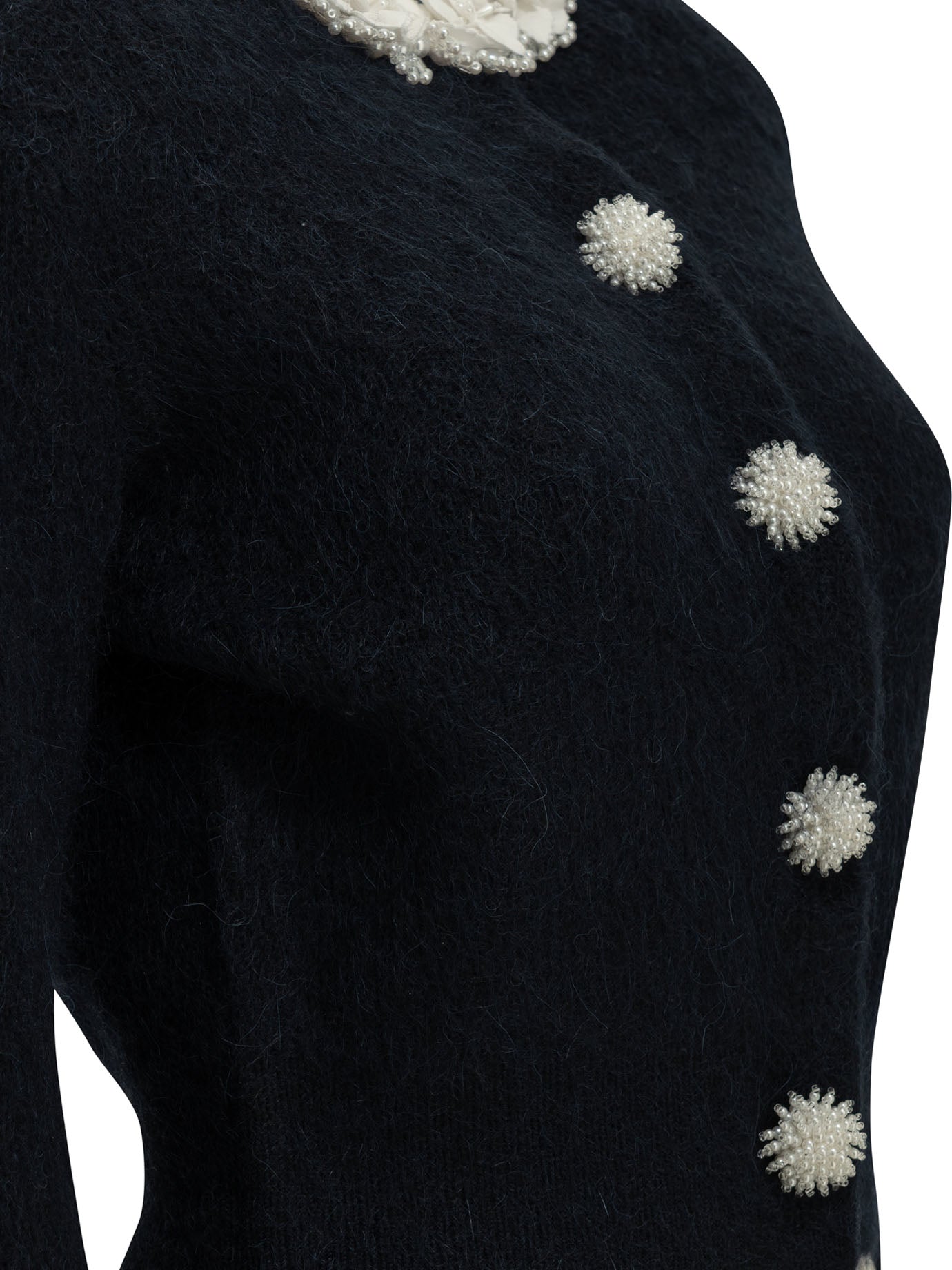 Self-portrait Cardigan With Embellishments
