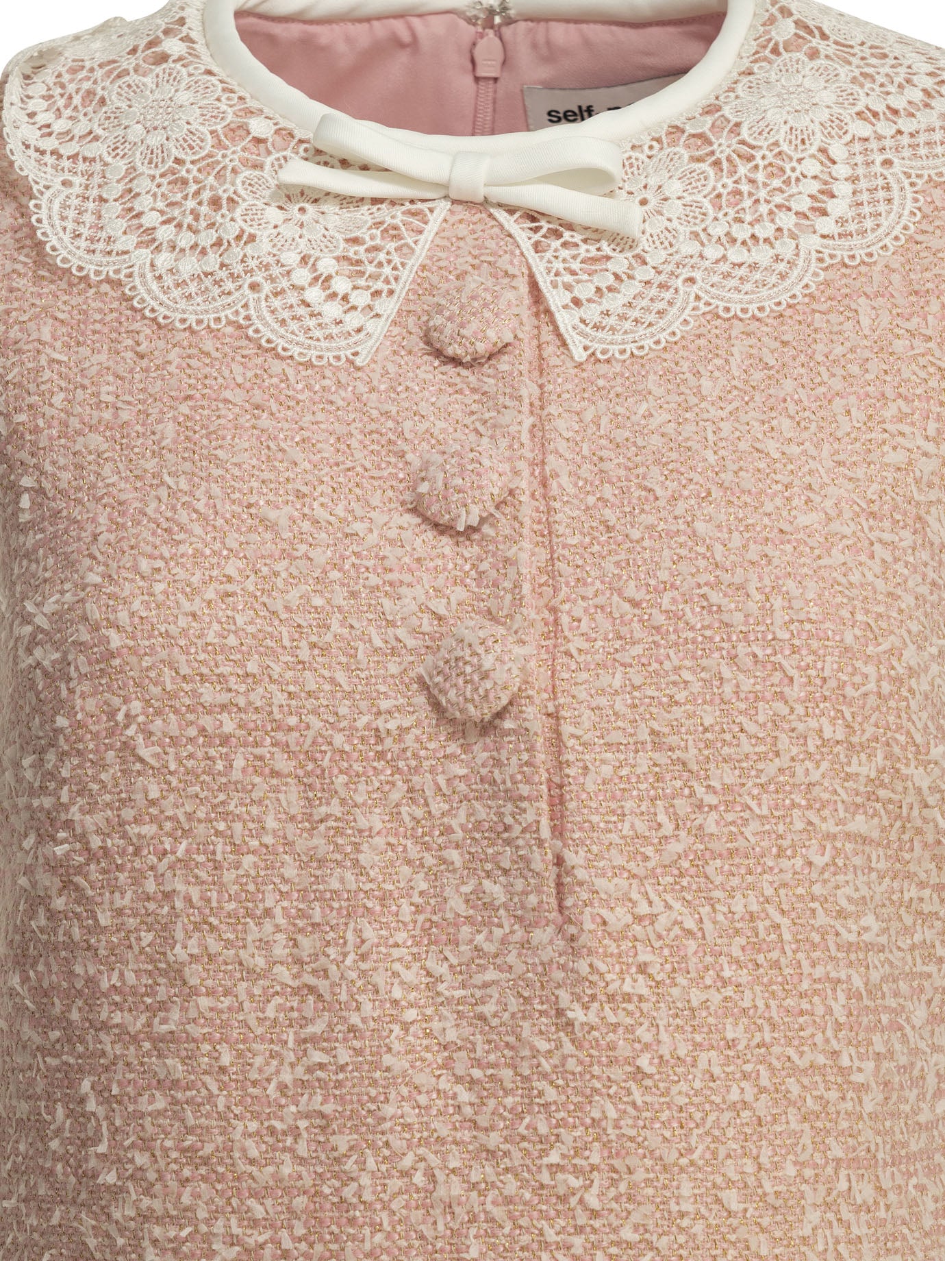 Self-portrait Short Bouclé Dress