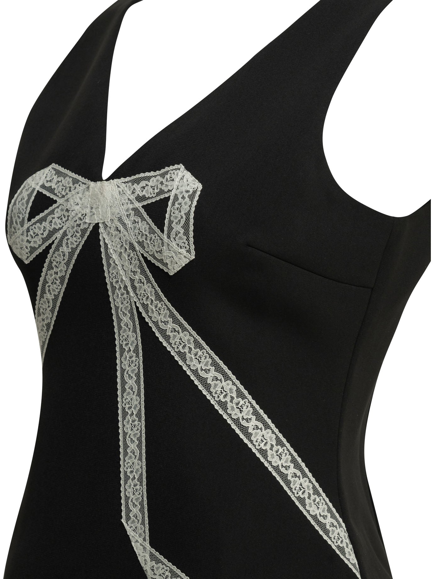 Self-portrait Short Sheath Dress With Bow