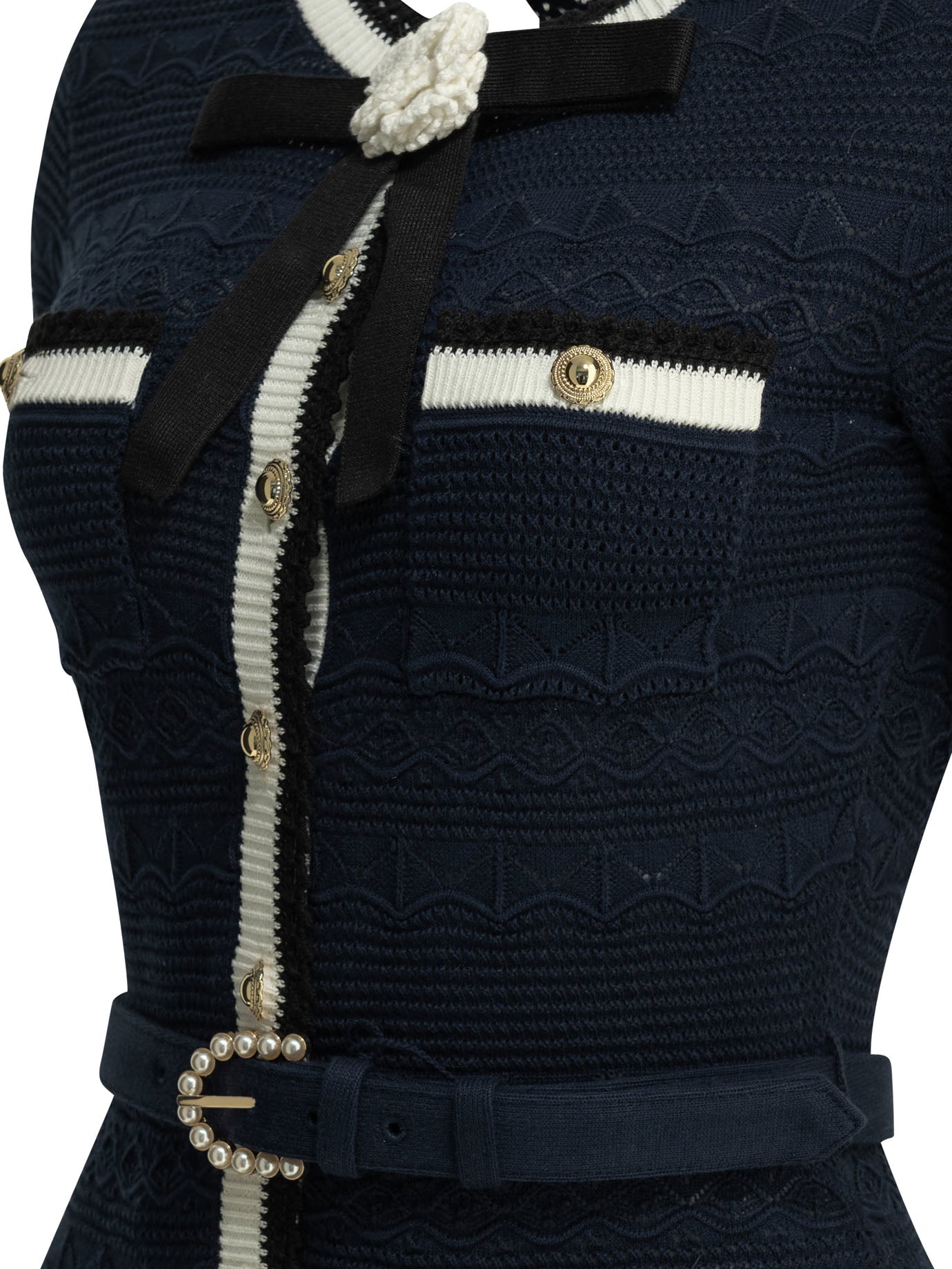 Self-portrait Knit Midi Dress