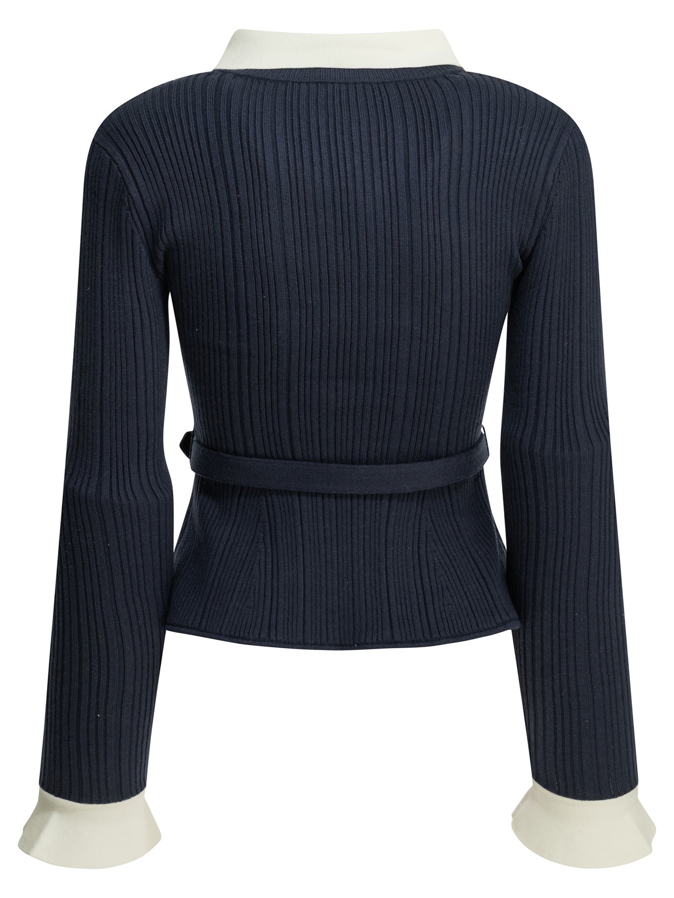 Self-portrait Woven Knit Cardigan