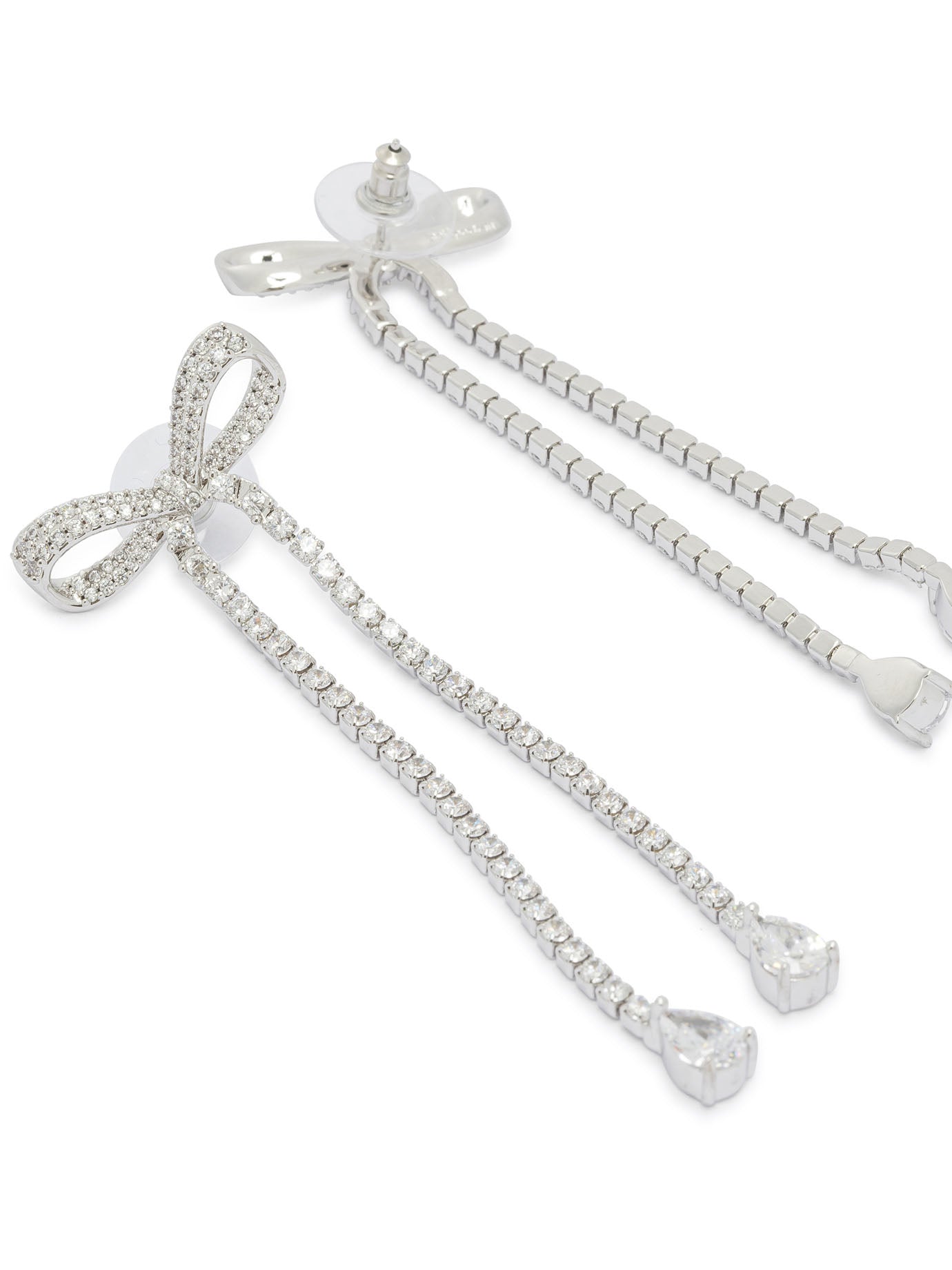 Self-portrait Dangling Earrings With Crystals