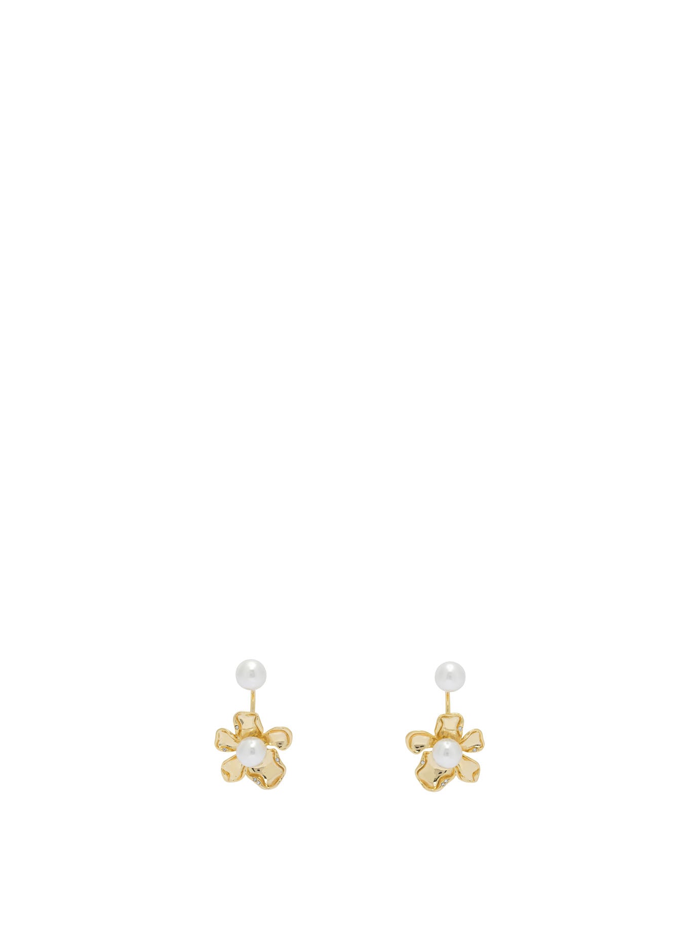 Self-portrait Dangling Earrings With Pearls