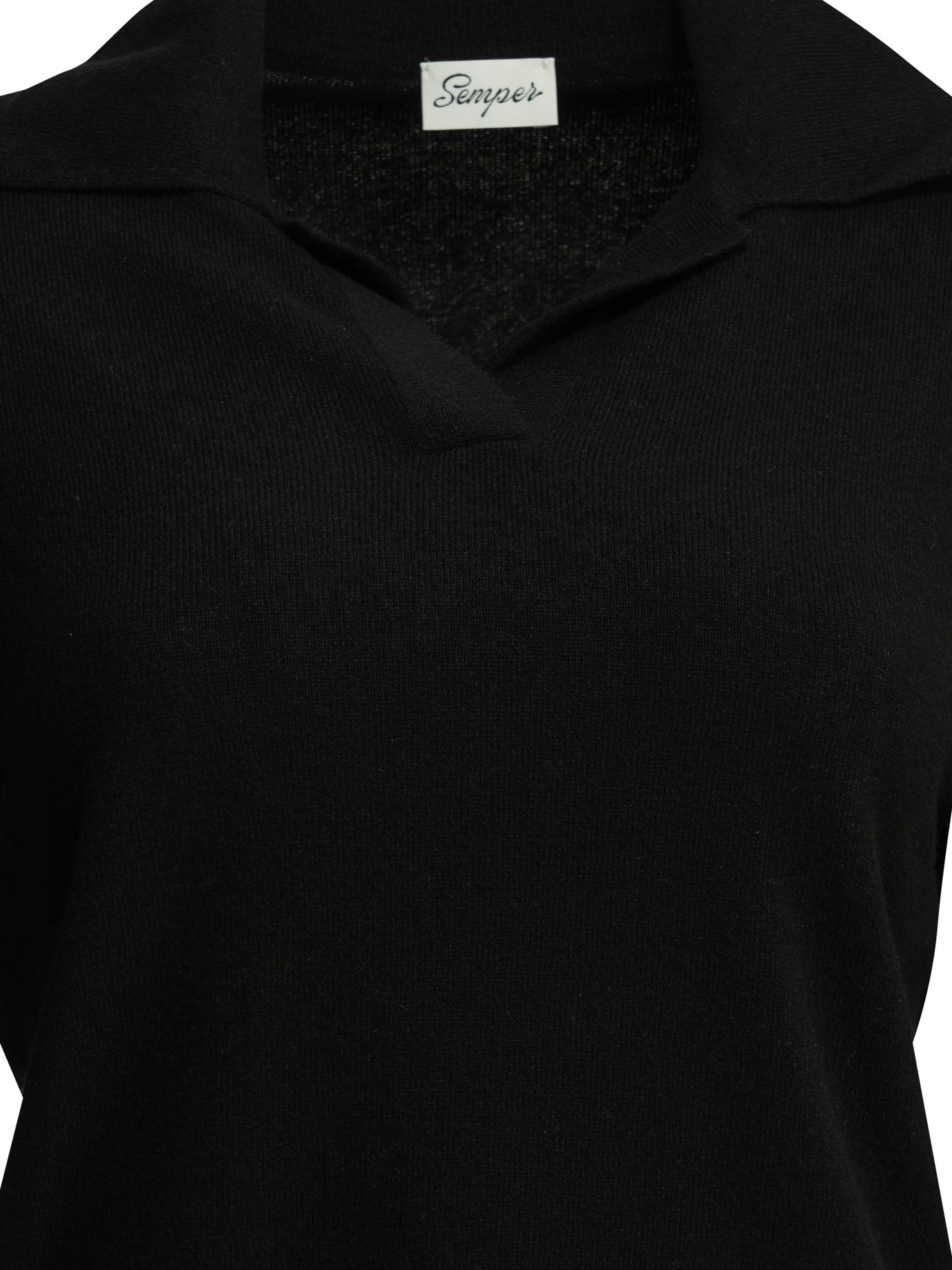 Semper Cashmere Polo Sweater