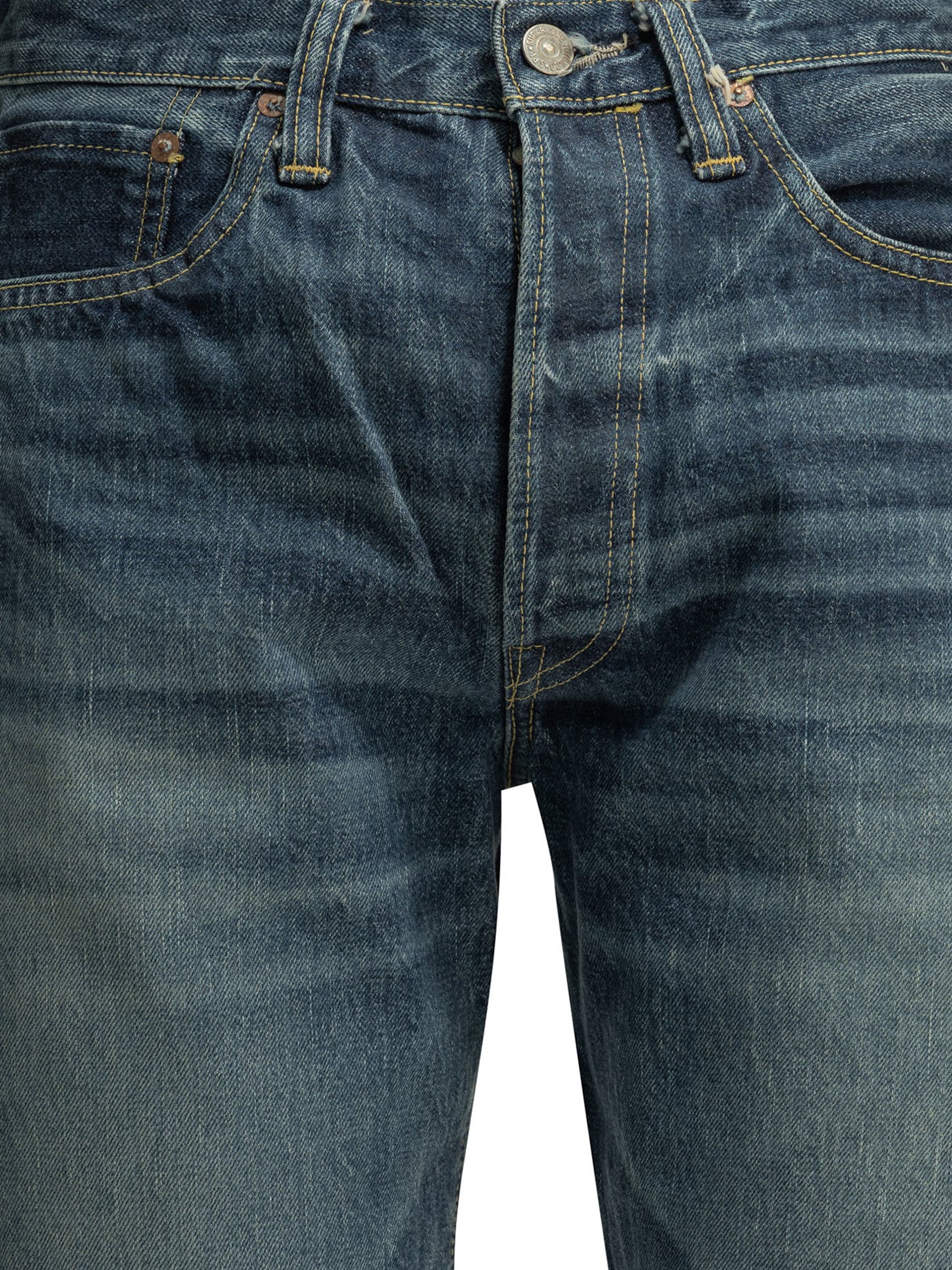 Sugar Cane 1947 Five Pocket Straight-Leg Jeans