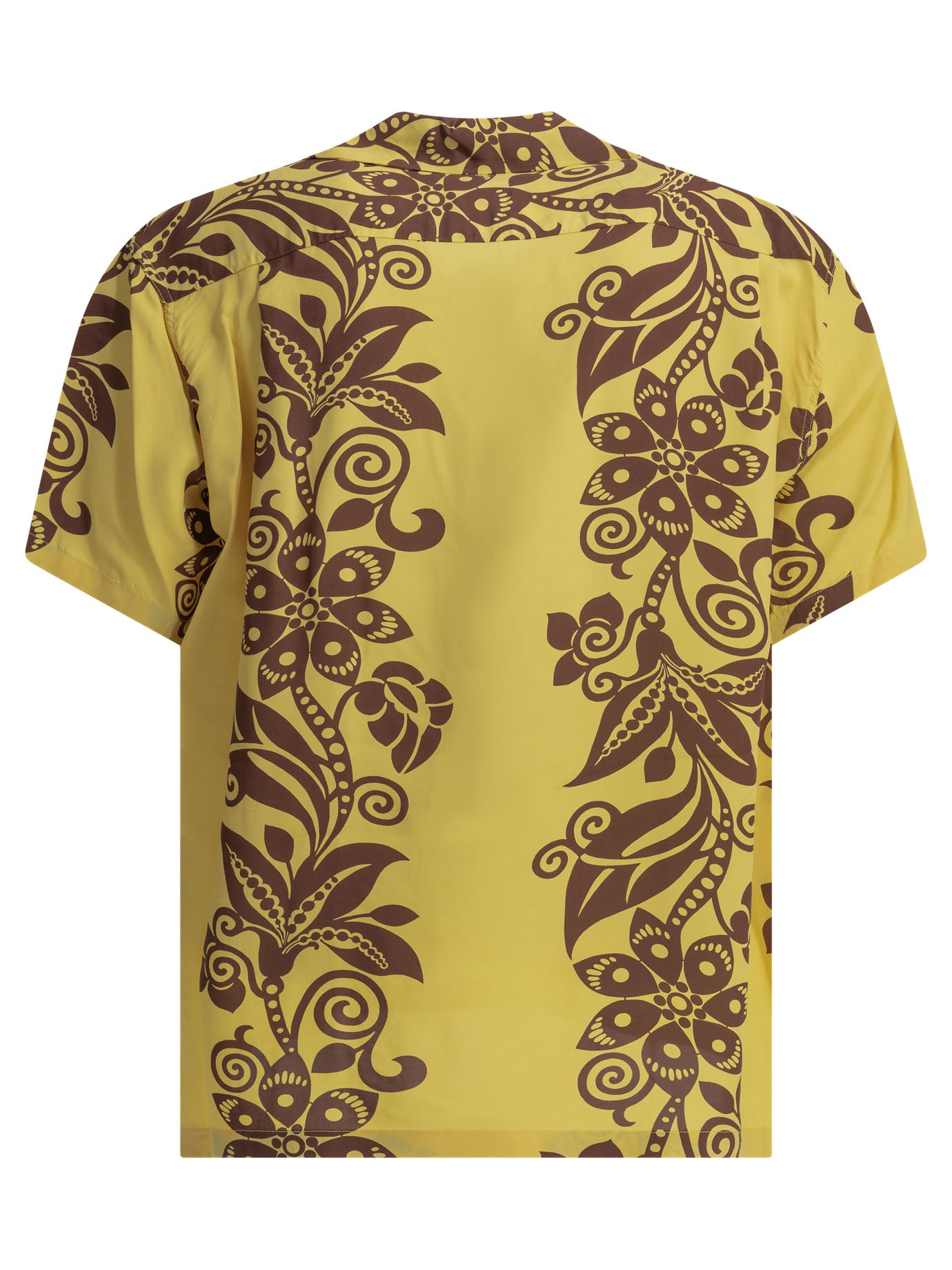 Sun Surf Pictograph Flower Casual Shirt