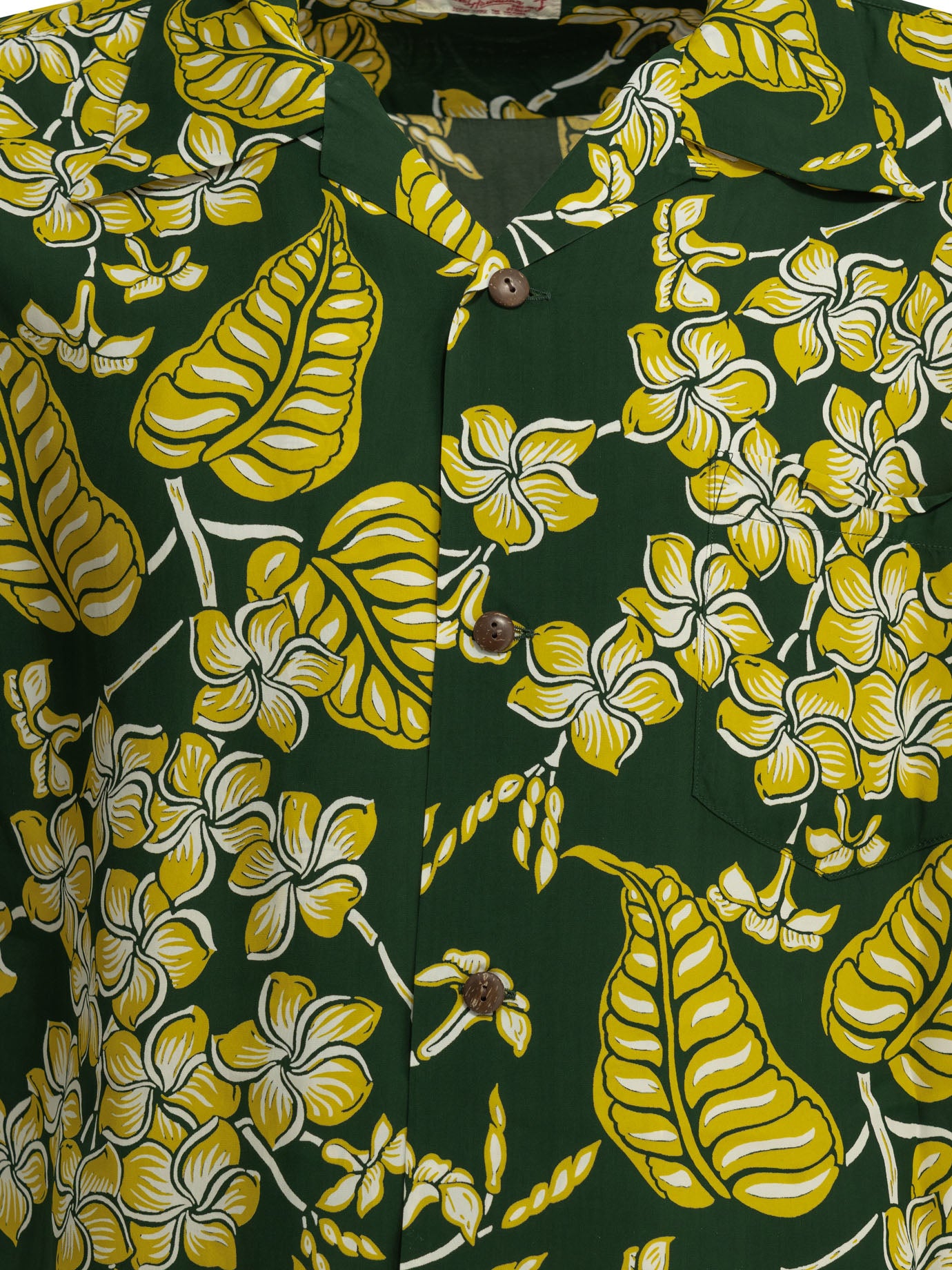 Sun Surf Plumeria Blossoms Casual Shirt