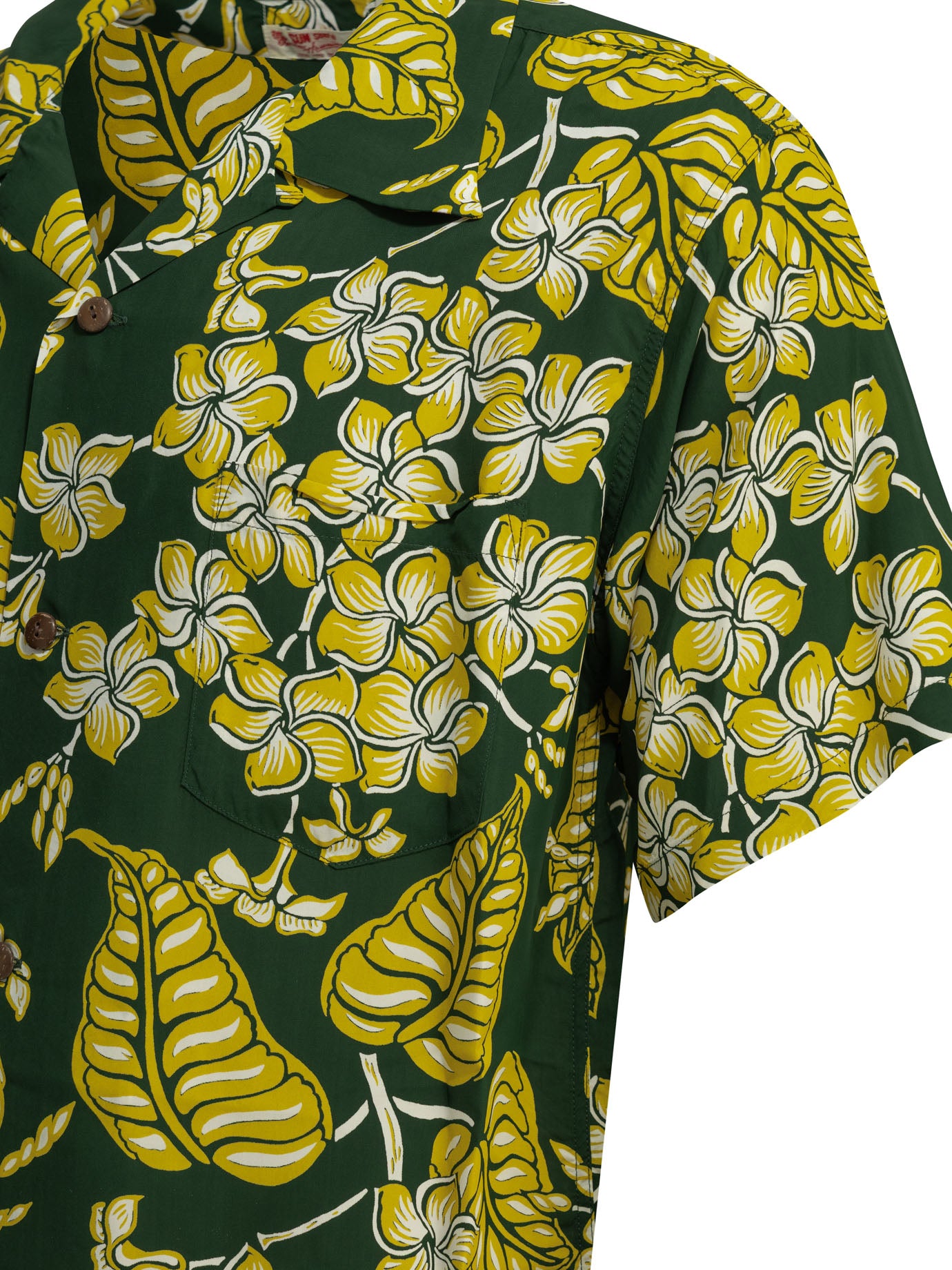 Sun Surf Plumeria Blossoms Casual Shirt