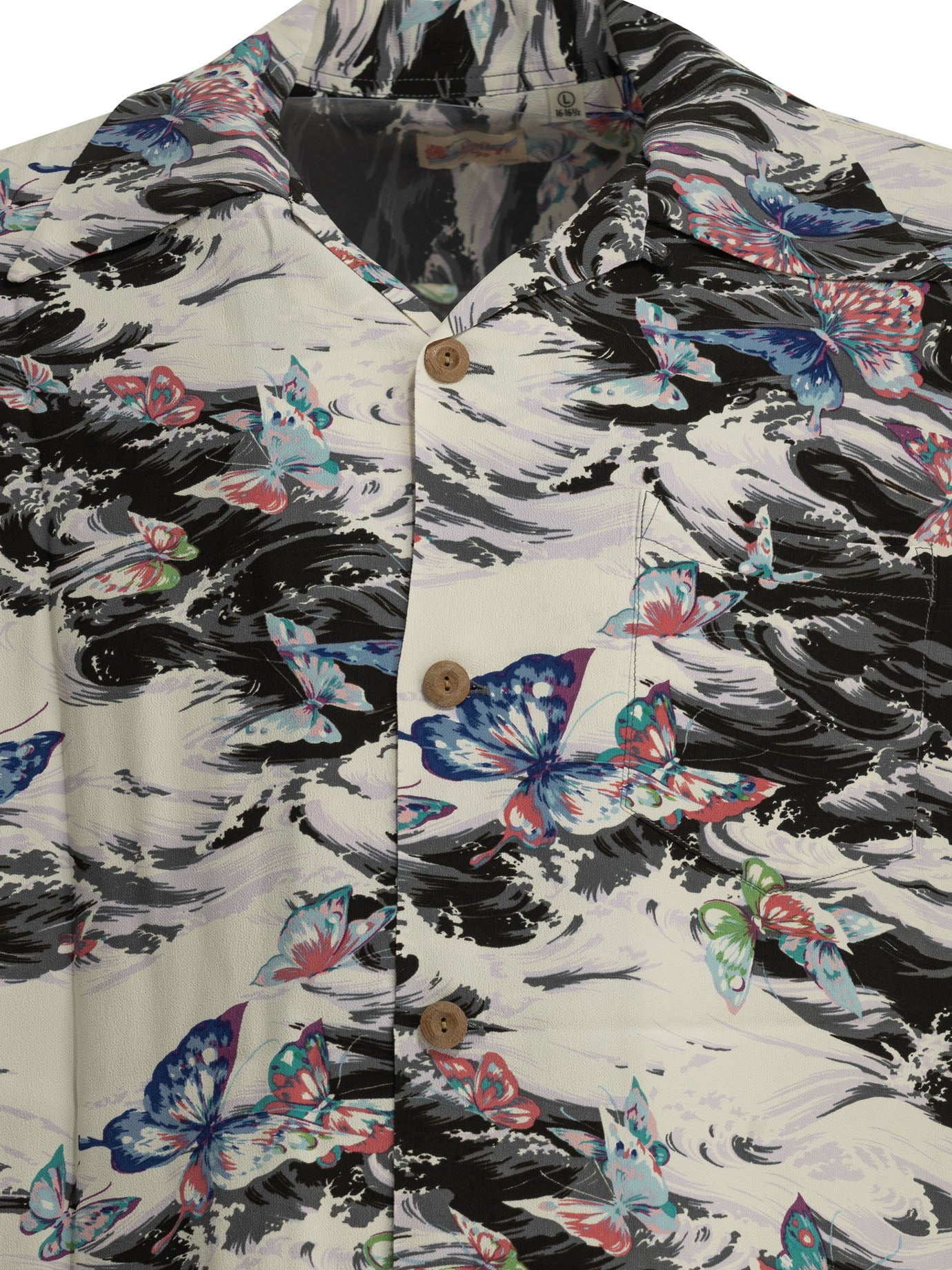 Sun Surf Butterfly Splash Casual Shirt
