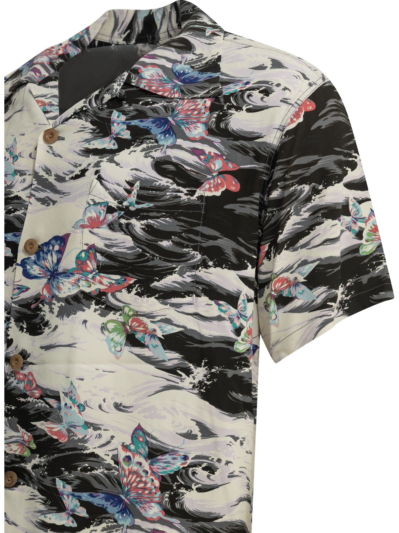Sun Surf Butterfly Splash Casual Shirt