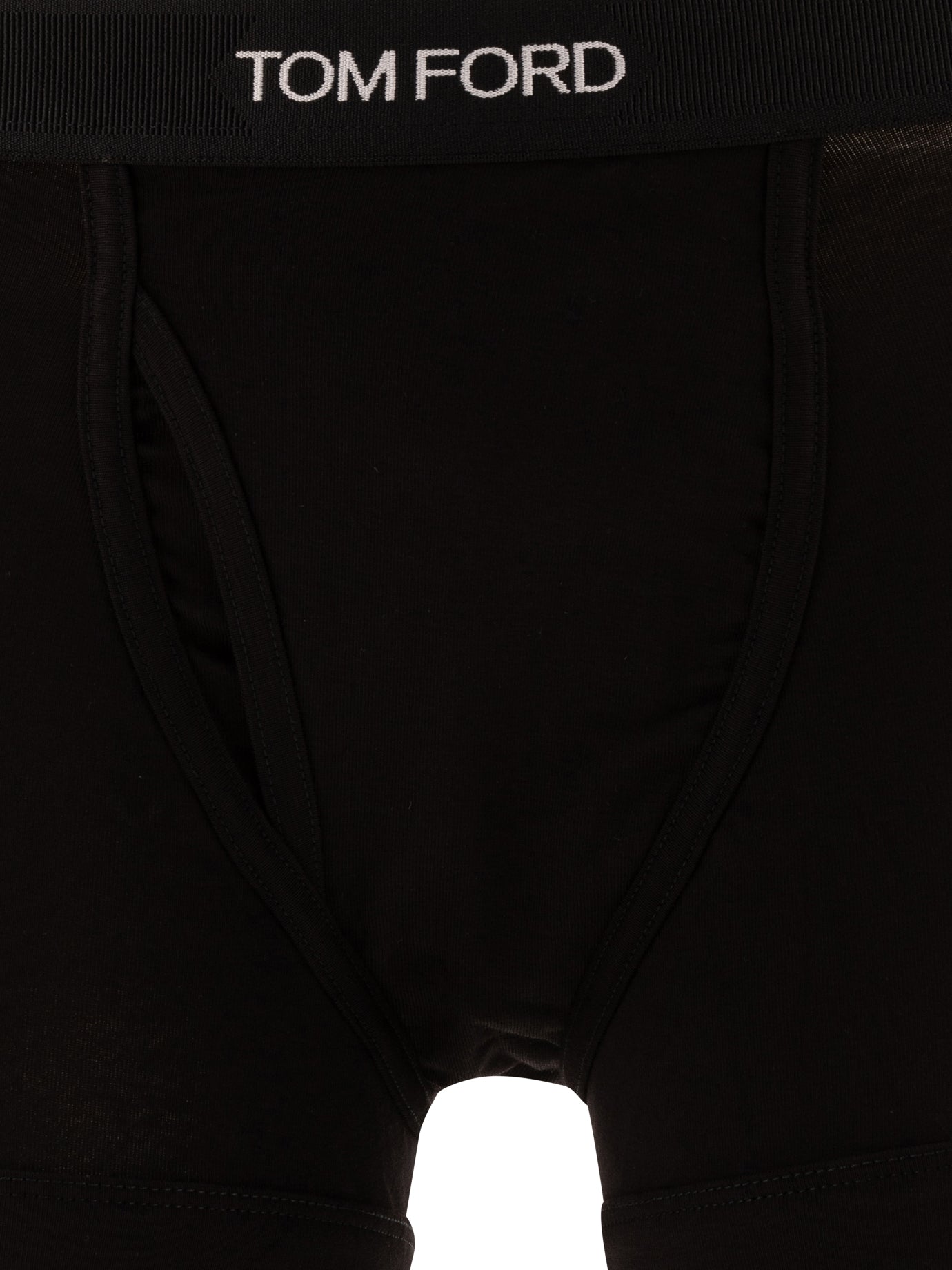 Tom Ford Cotton Boxer Shorts With Logo