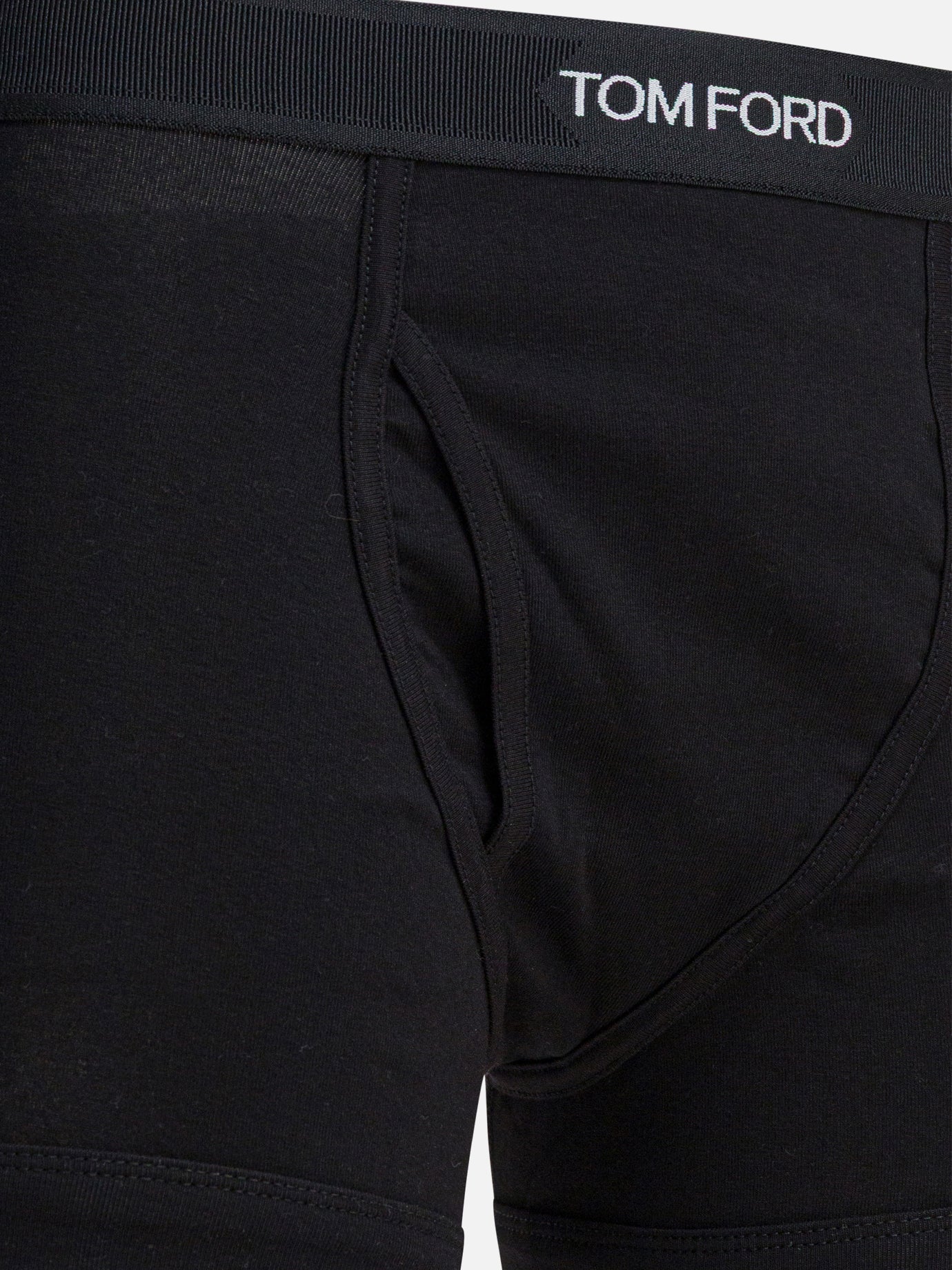 Tom Ford Cotton Boxer Shorts With Logo
