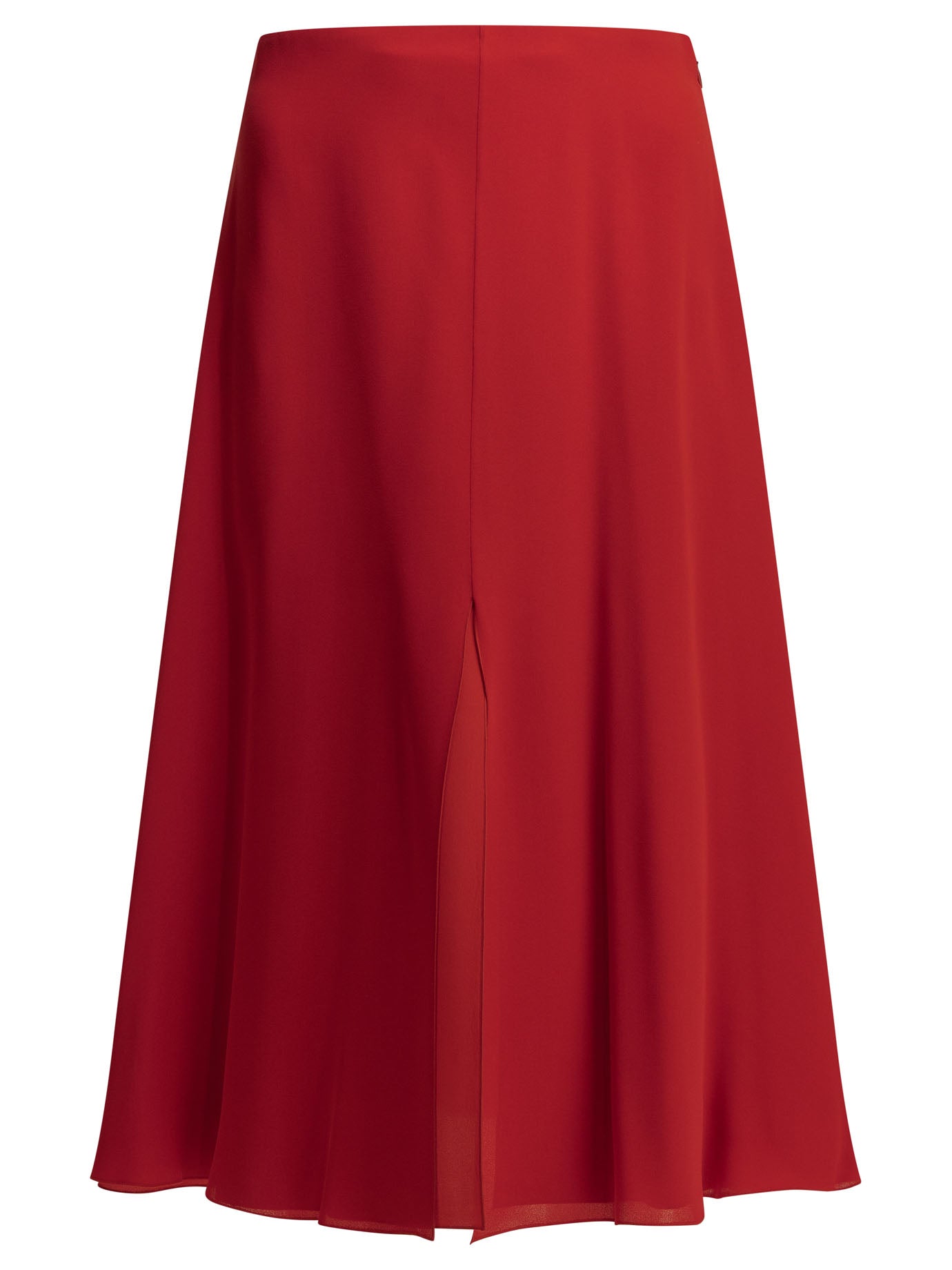 Valentino Flared Midi Skirt In Silk