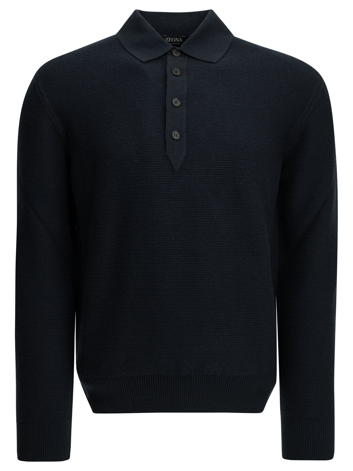 Zegna Cashmere Polo Sweater
