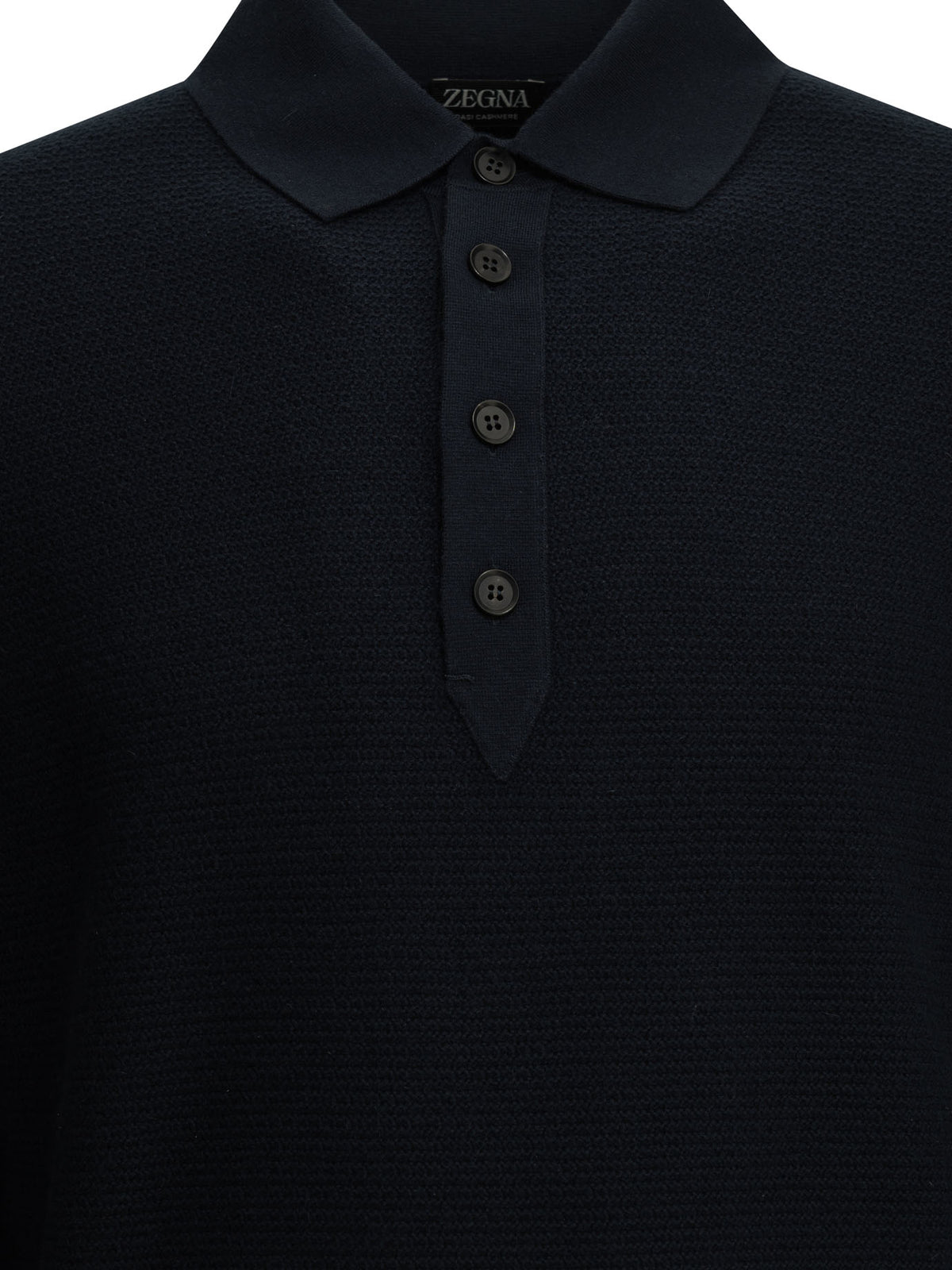 Zegna Cashmere Polo Sweater
