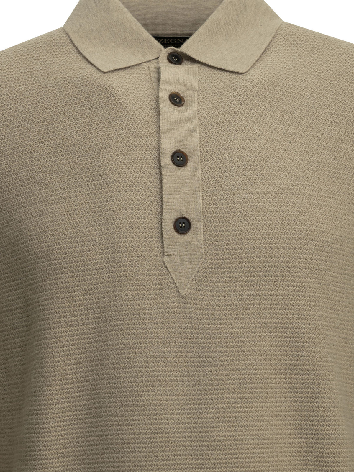 Zegna Cashmere Polo Sweater