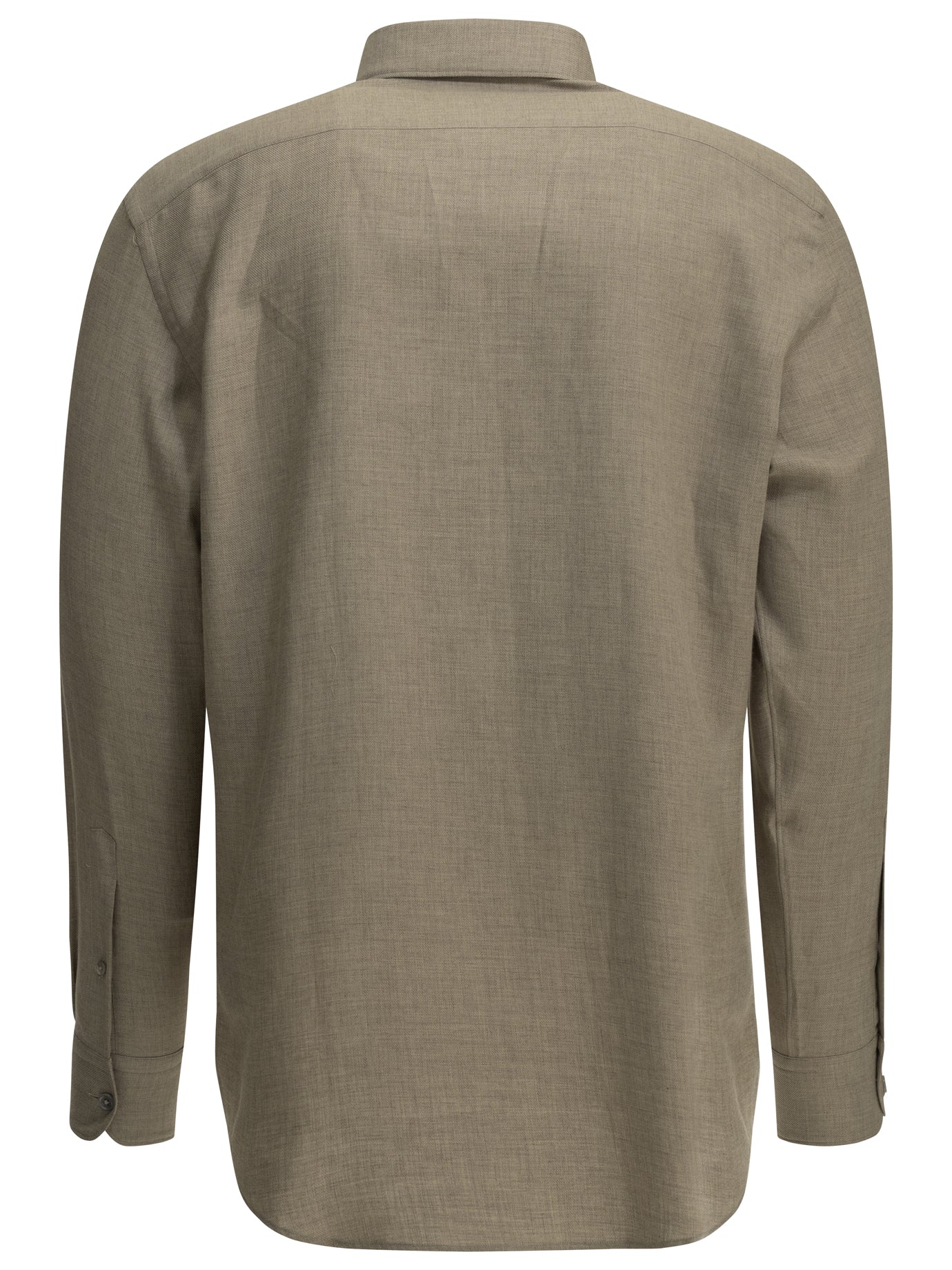 Zegna Casual Cotton-Cashmere Shirt