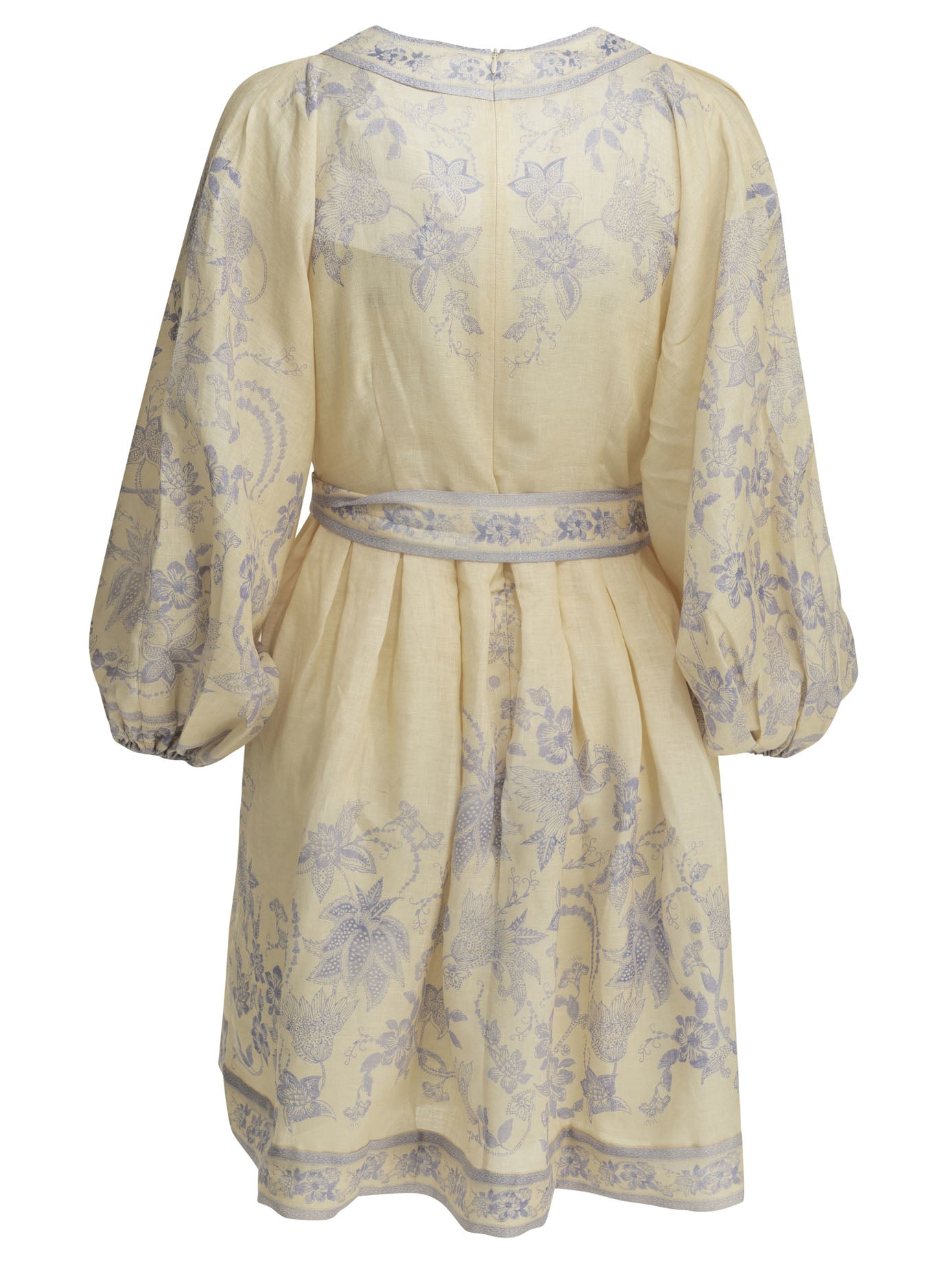 Zimmermann Indra Plunge Short Dress