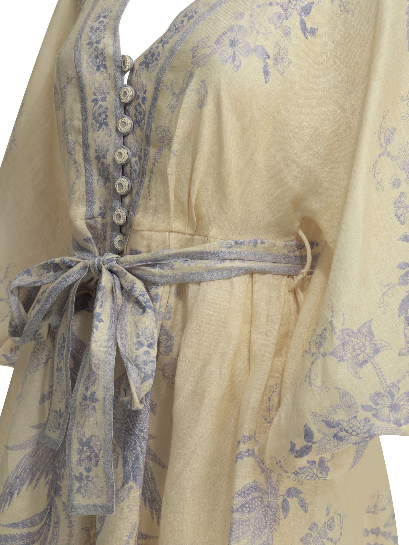 Zimmermann Indra Plunge Short Dress