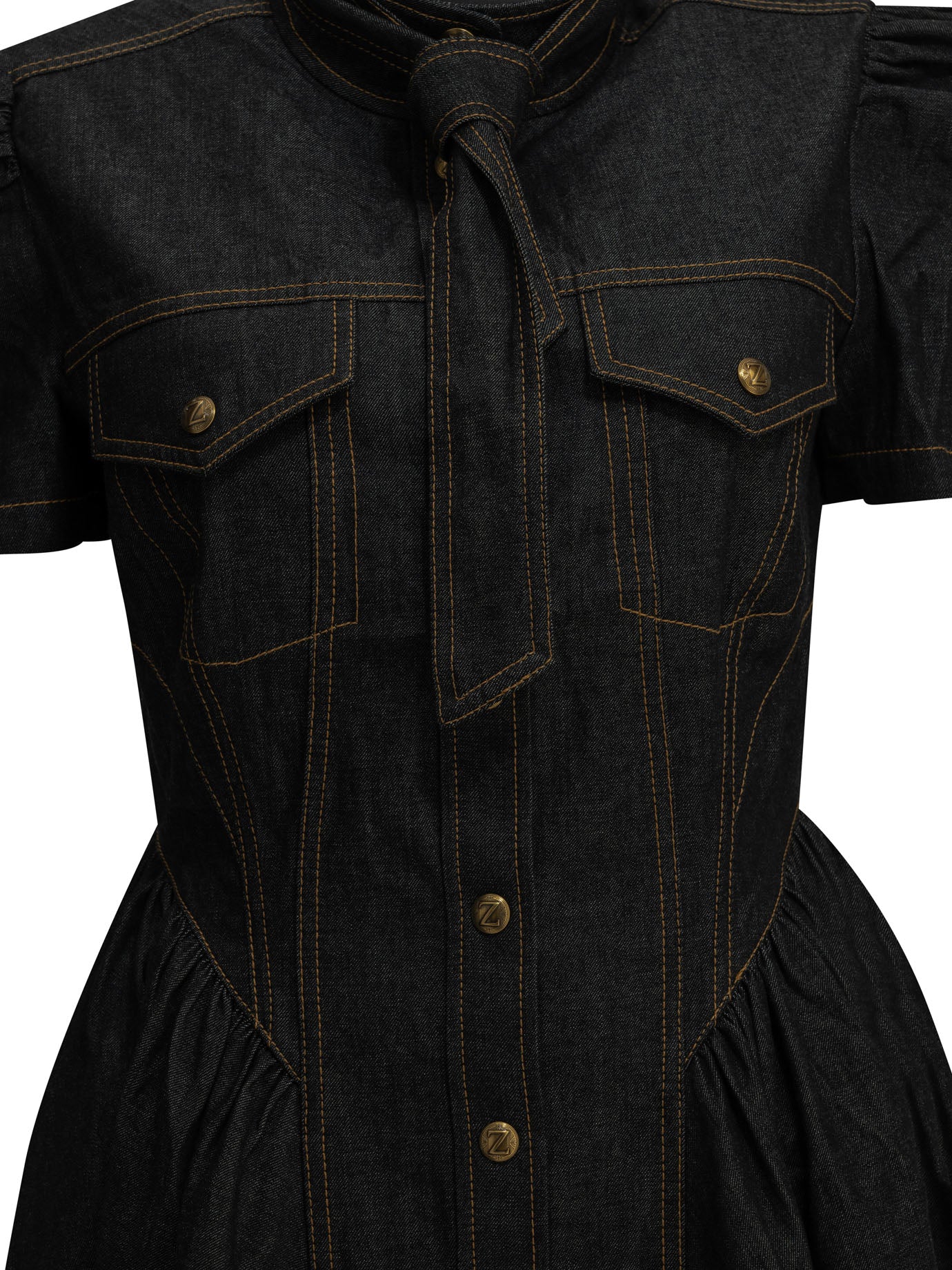 Zimmermann Short Denim Dress