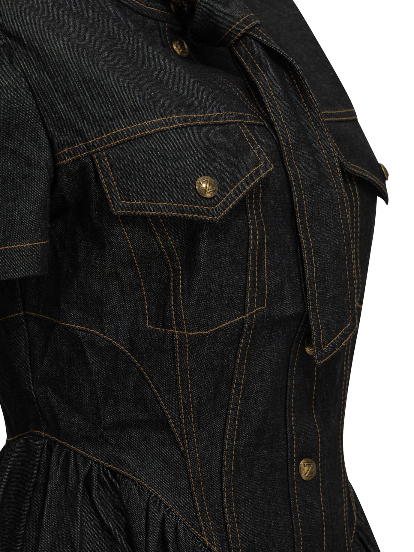 Zimmermann Short Denim Dress