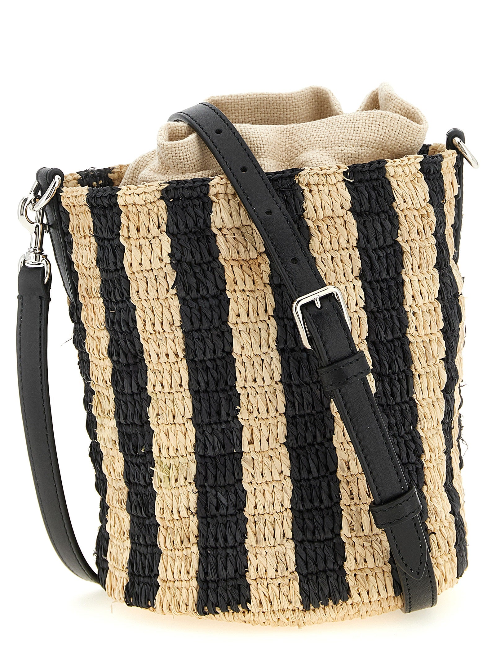 Valentino Garavani Valentino Garavani Raffia Small Bucket Bag