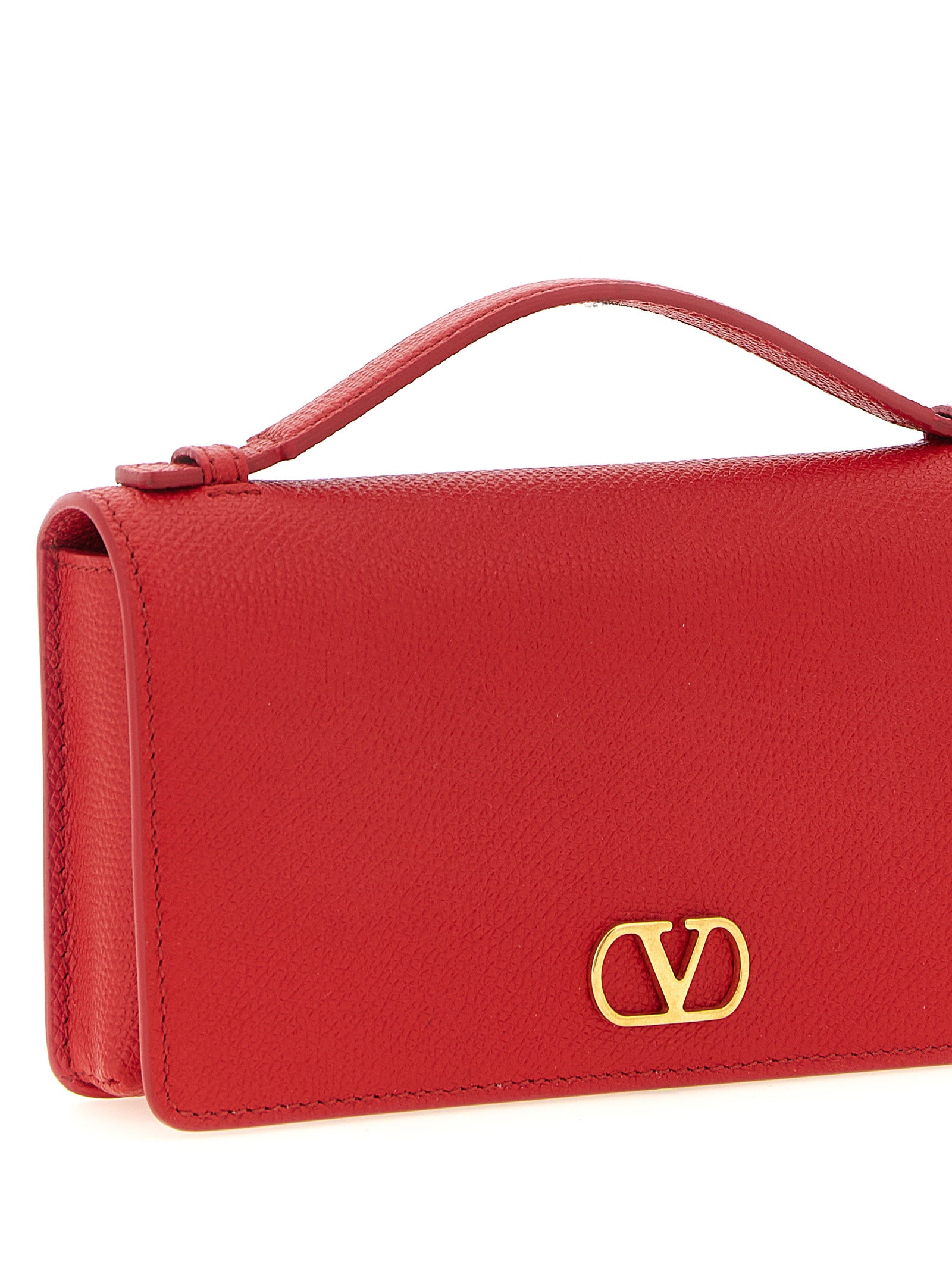 Valentino Garavani Wallet On Chain Valentino Garavani Vlogo Signature
