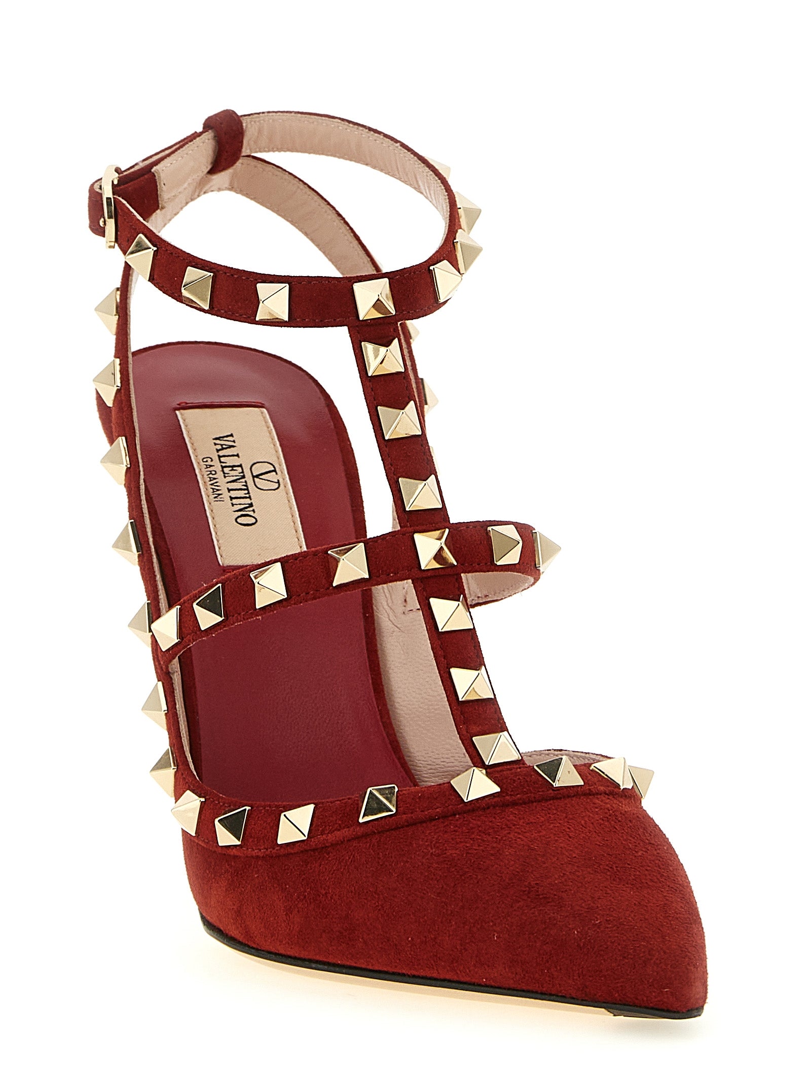Valentino Garavani Valentino Garavani 'Rockstud'Ankle Strap Pumps