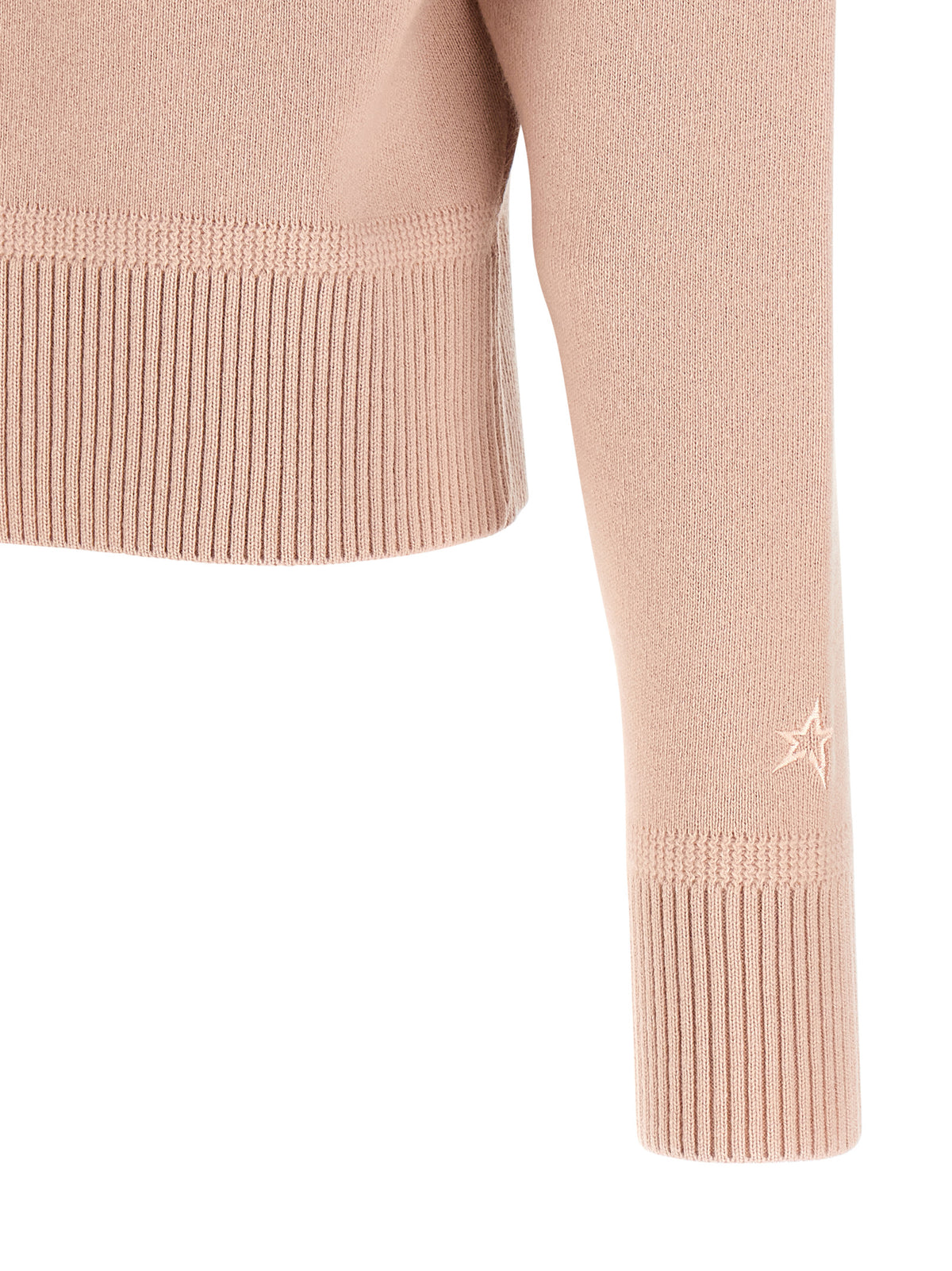 Perfect Moment Pink Merino Wool Half-Zip Sweater