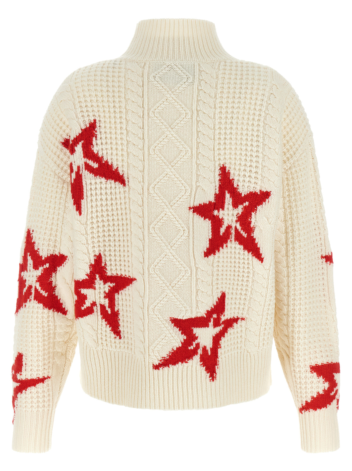 Perfect Moment Red Star Turtleneck Sweater