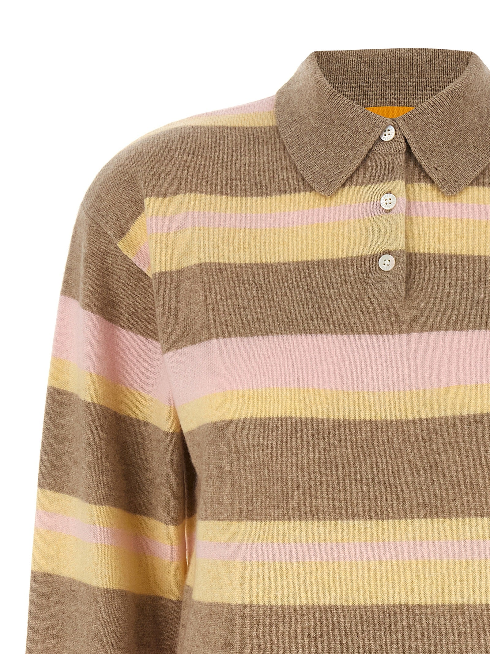 Guest In Residence 'Collegiate Stripe' Polo Shirt