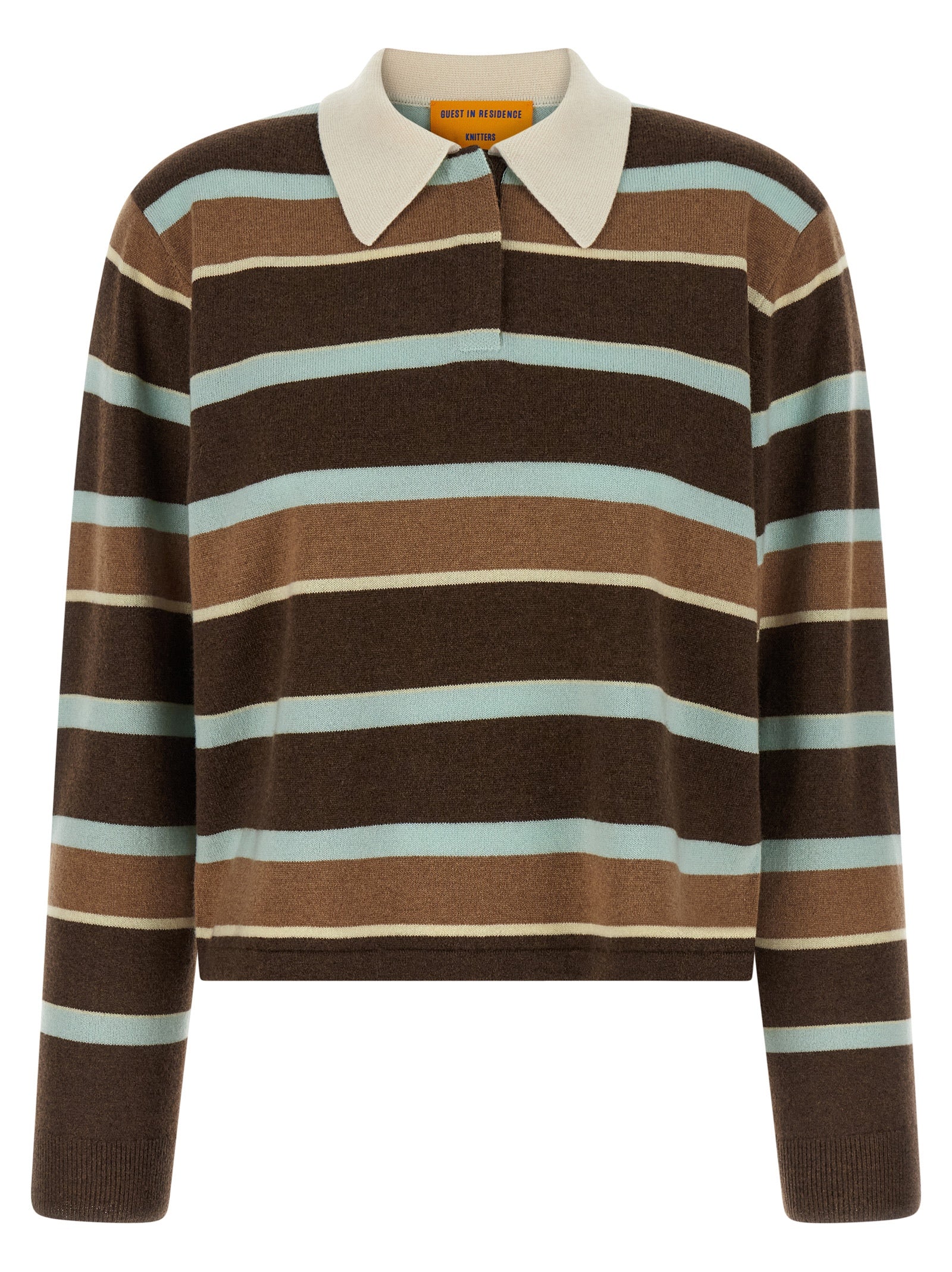 Guest In Residence 'Cropped Stripe Rugby' Sweater