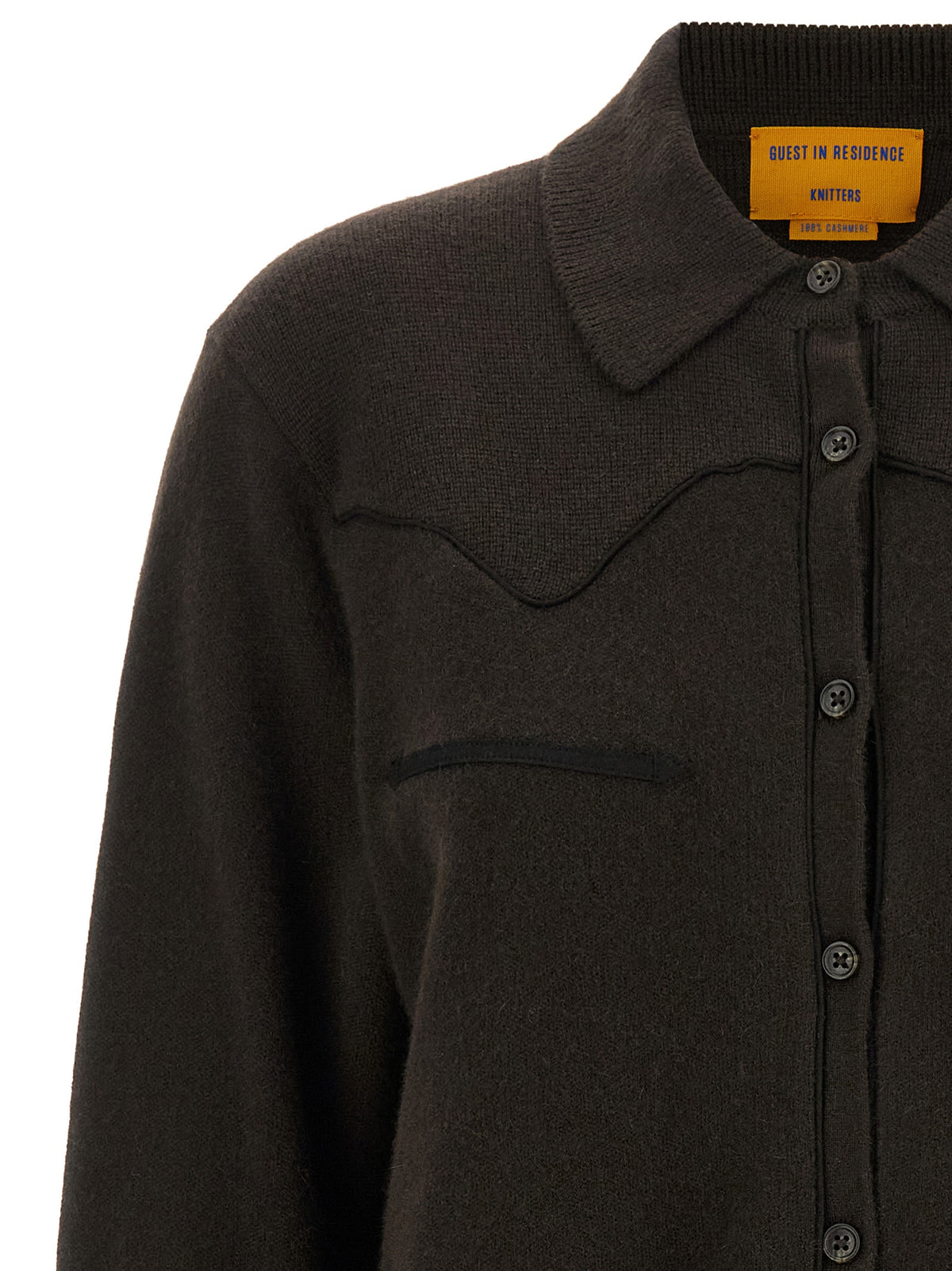 Guest In Residence 'Cropped Western' Shirt