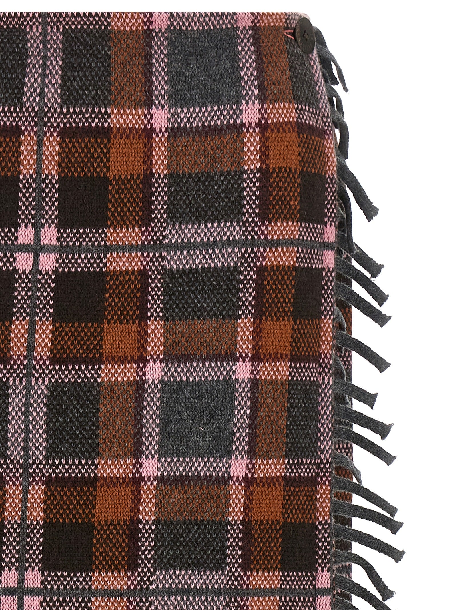 Guest In Residence 'Tartan Wrap' Skirt