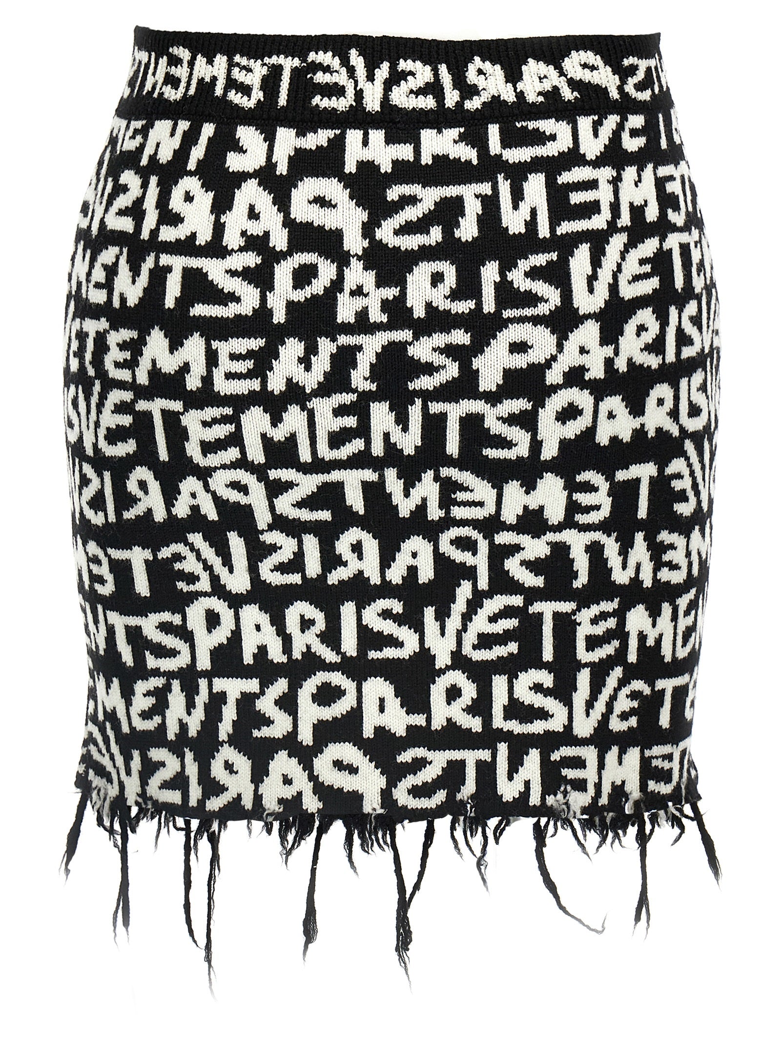 Vetements 'Vetements Paris Monogram Mini' Skirt