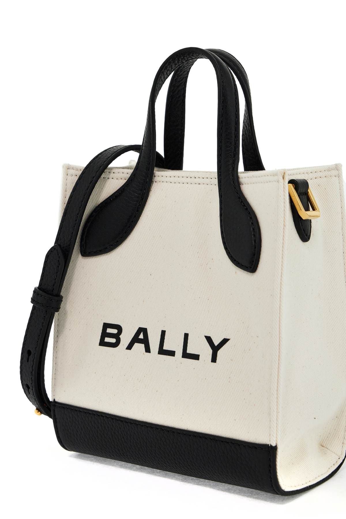 Bally Mini Fabric Bar Bag In 8