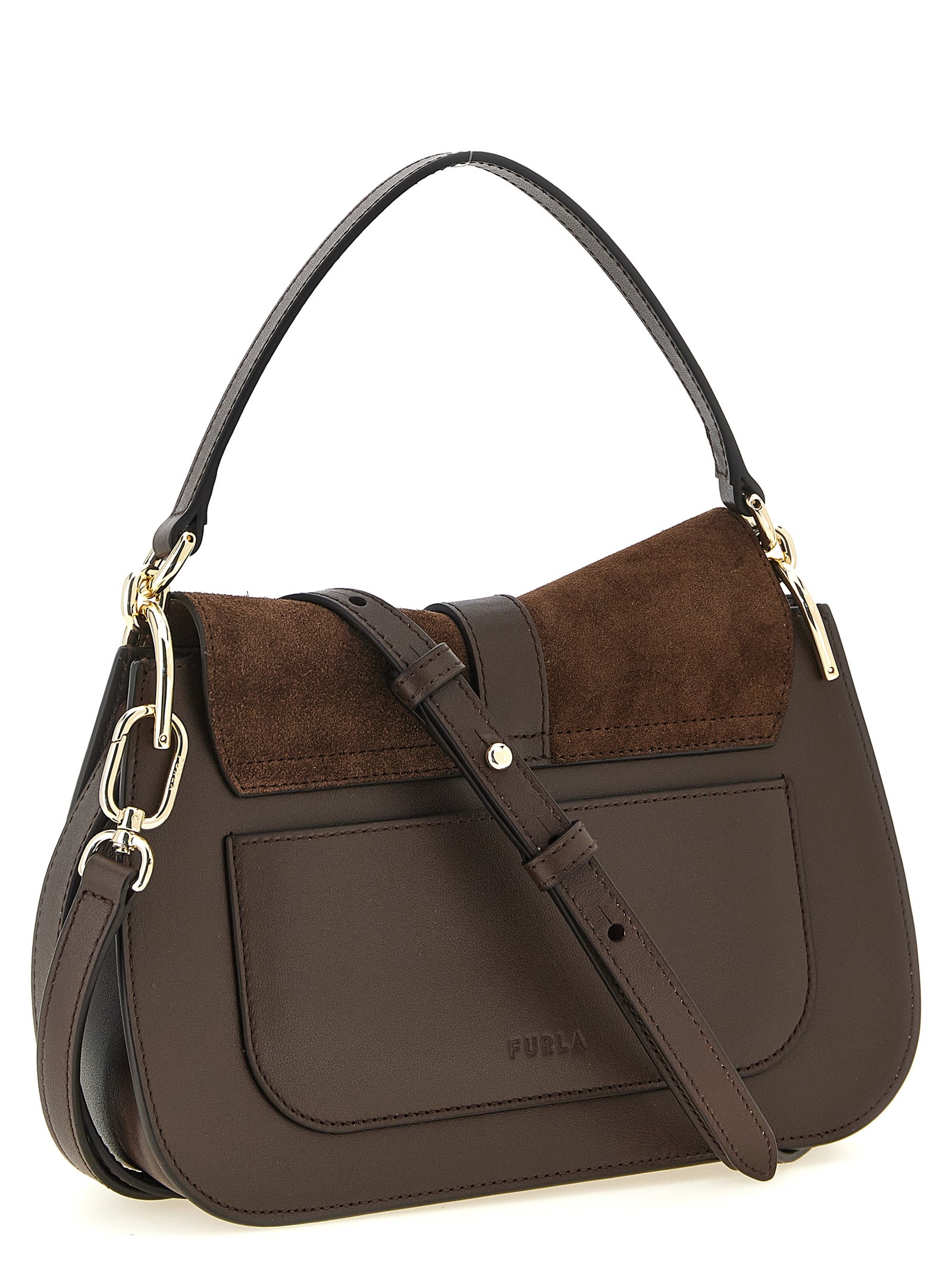 Furla 'Flow M' Buckle Handbag