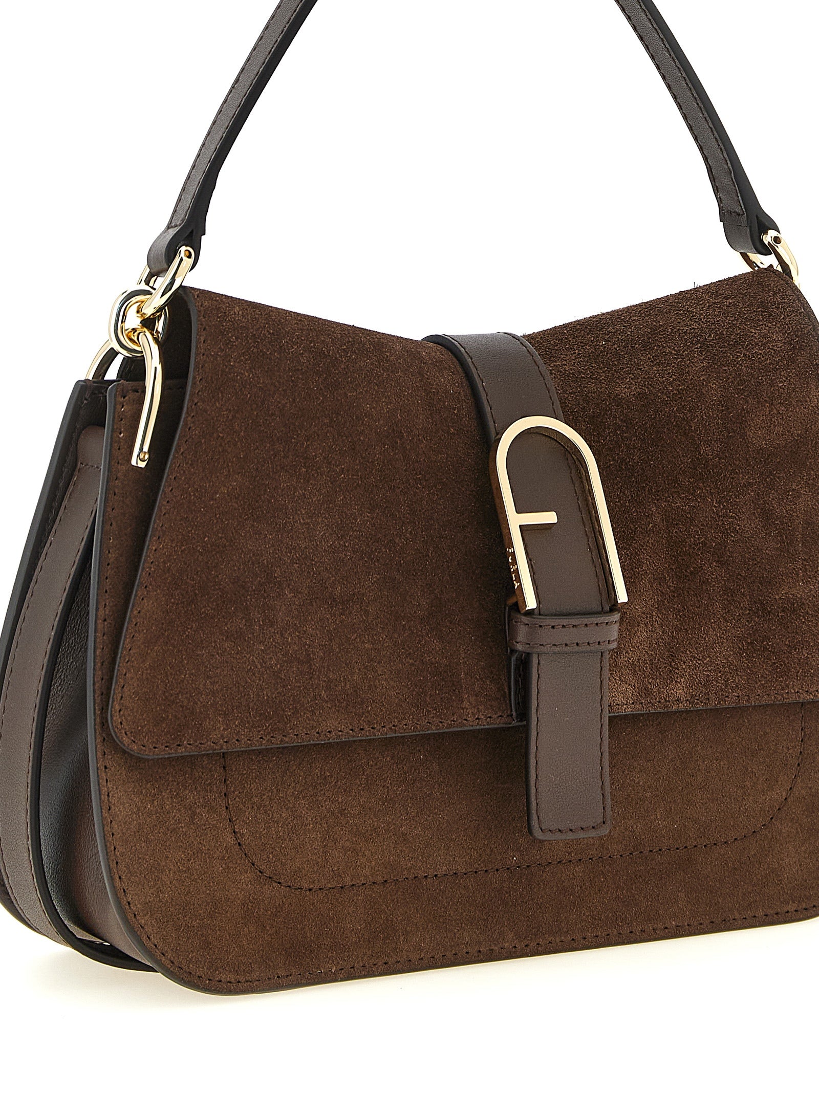 Furla 'Flow M' Buckle Handbag