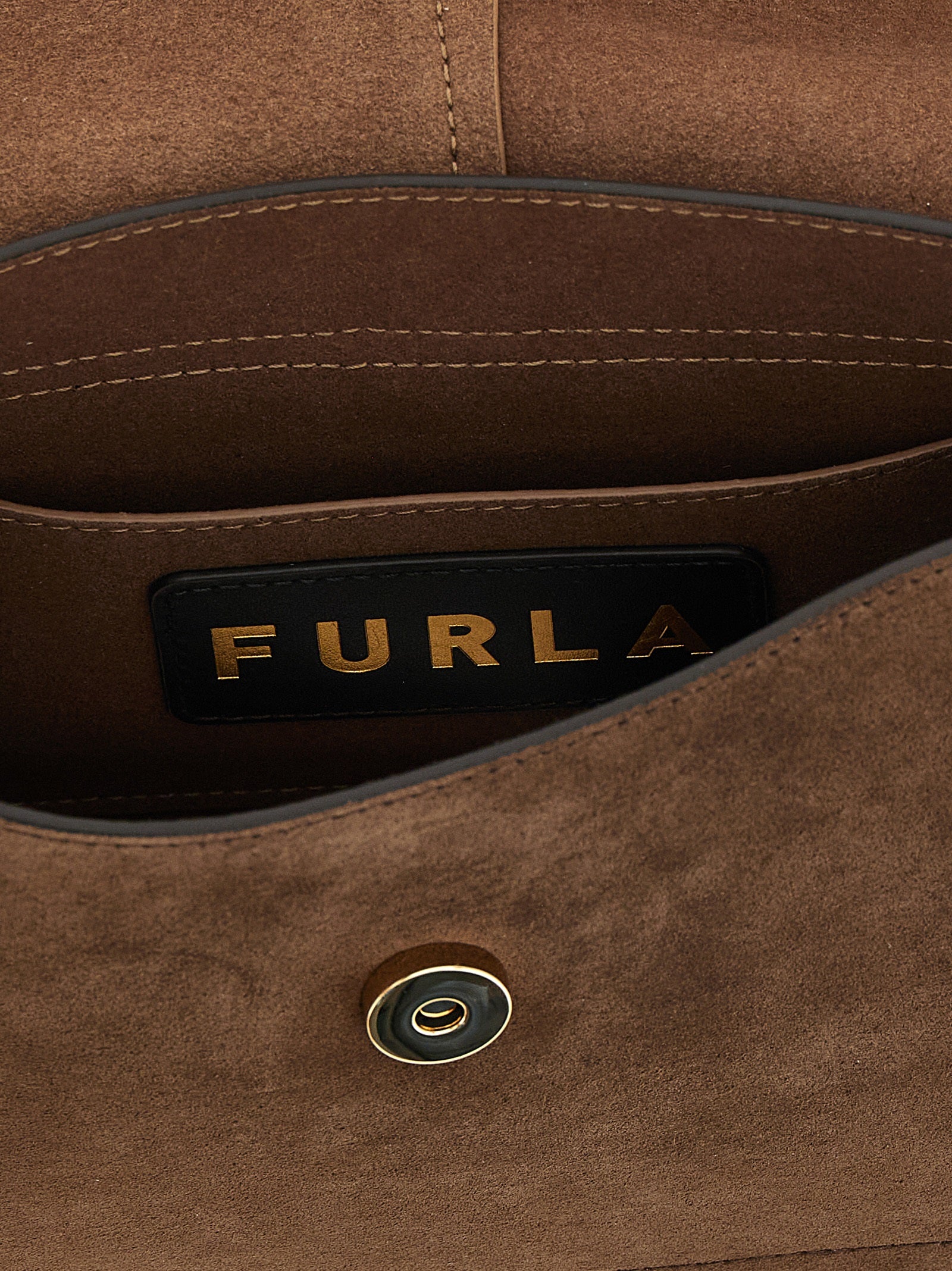 Furla 'Flow M' Buckle Handbag