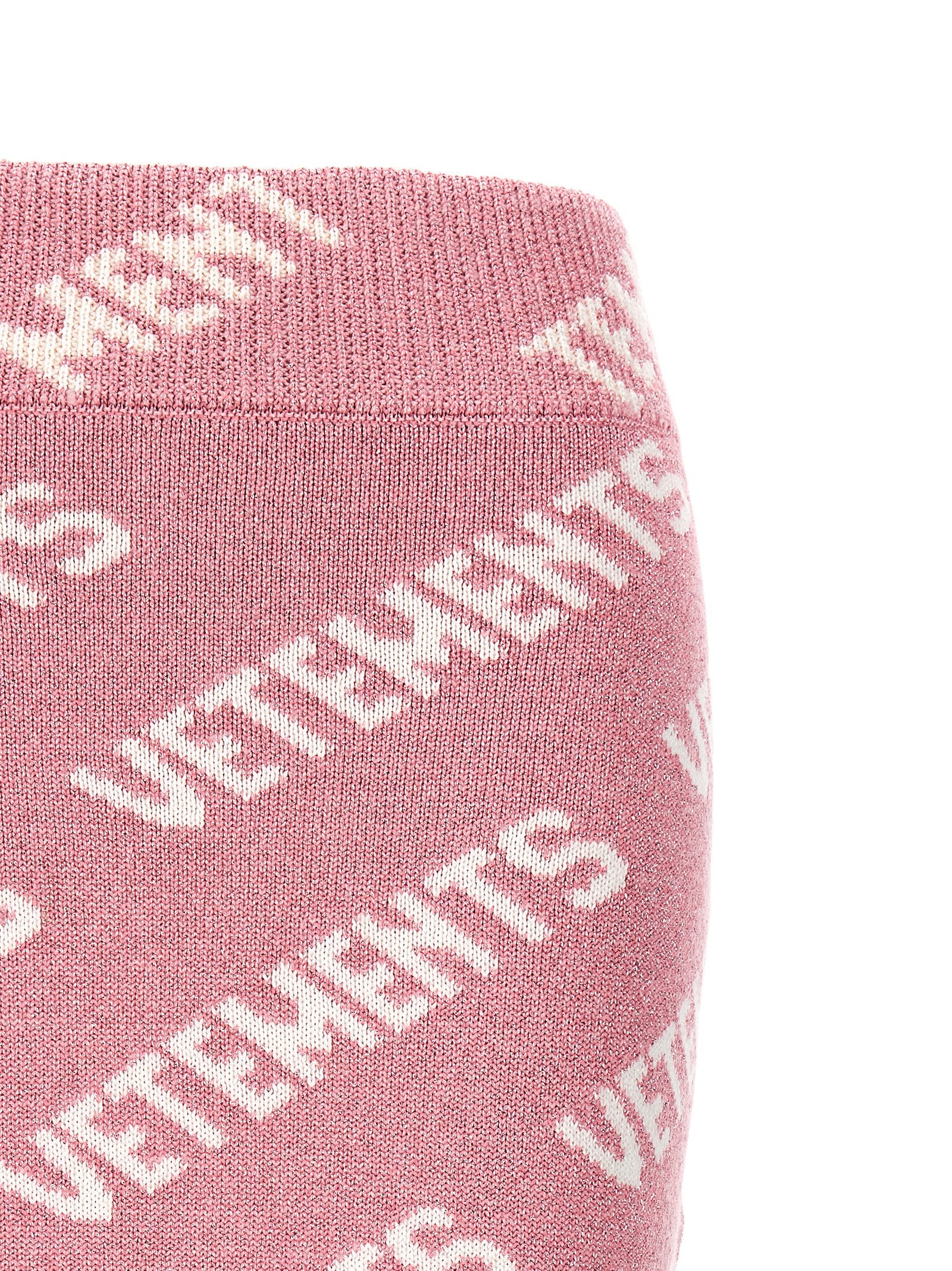 Vetements 'Iconic Lurex Monogram' Skirt