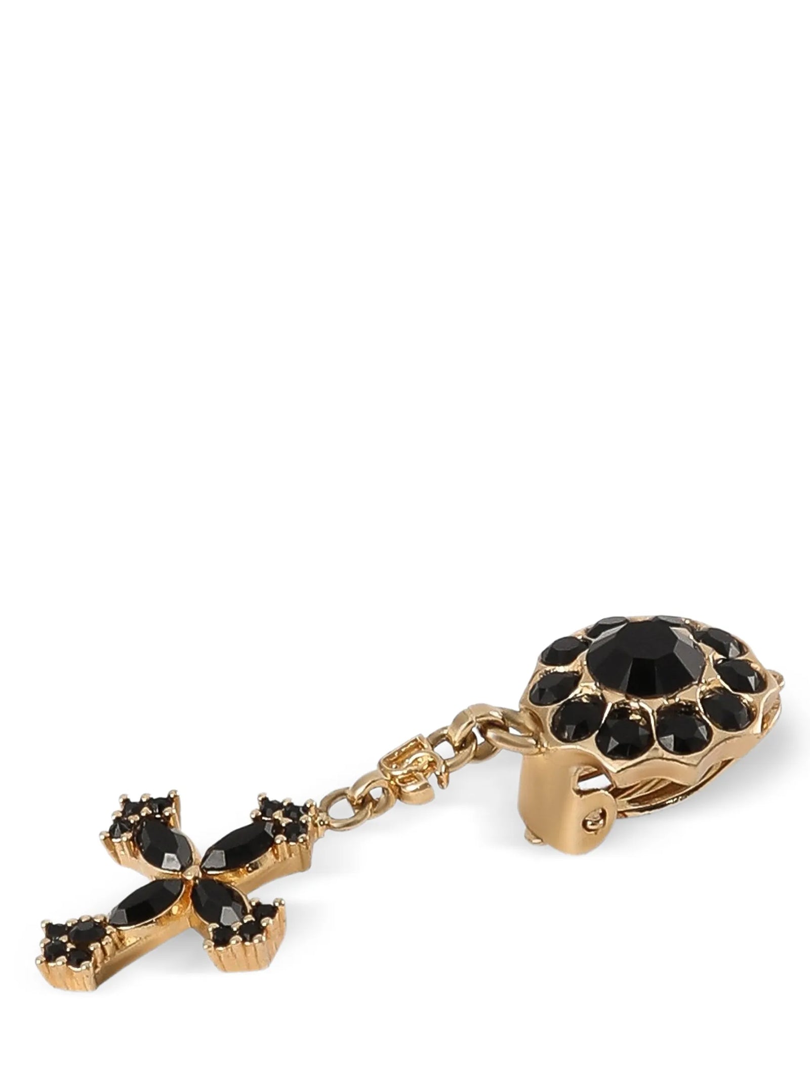Dolce & Gabbana Cross Pendant Earrings