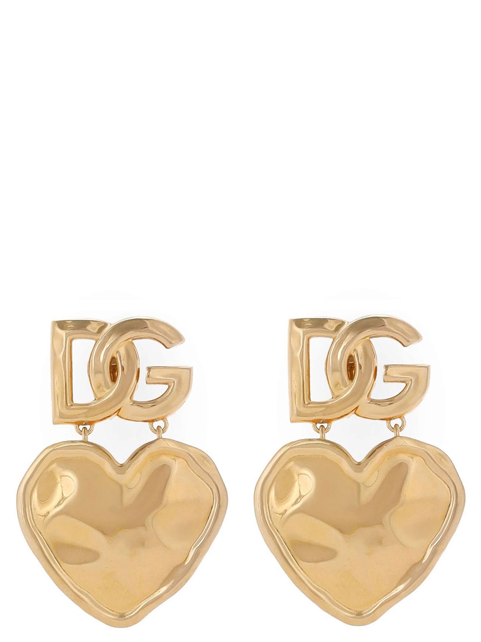 Dolce & Gabbana Heart Logo Earrings