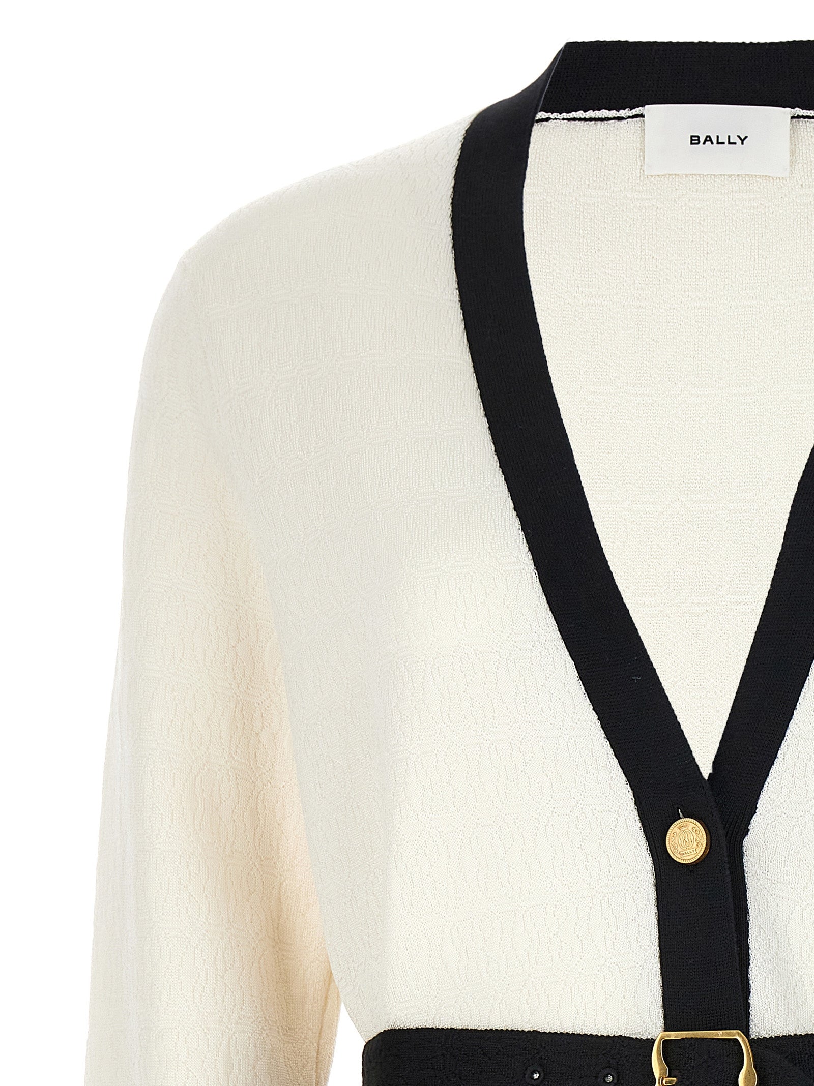 Bally Jacquard Logo Cardigan