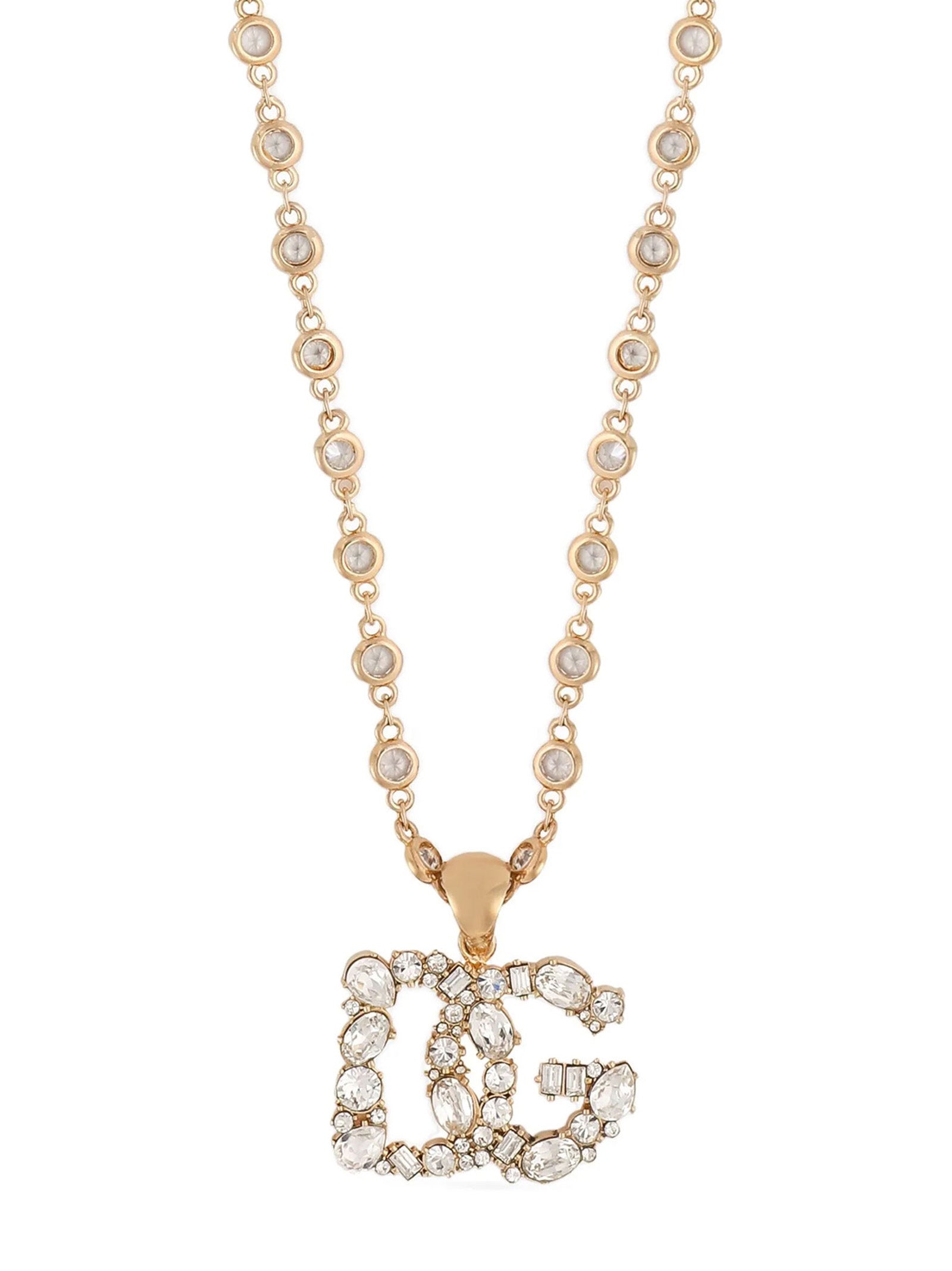 Dolce & Gabbana Logo Charm Necklace