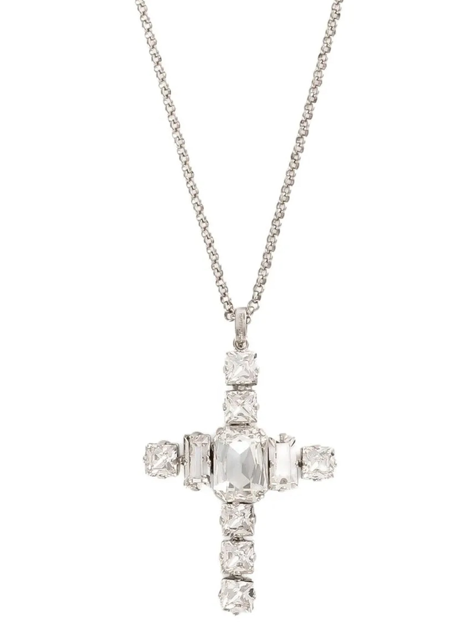 Dolce & Gabbana Rhinestone Cross Necklace