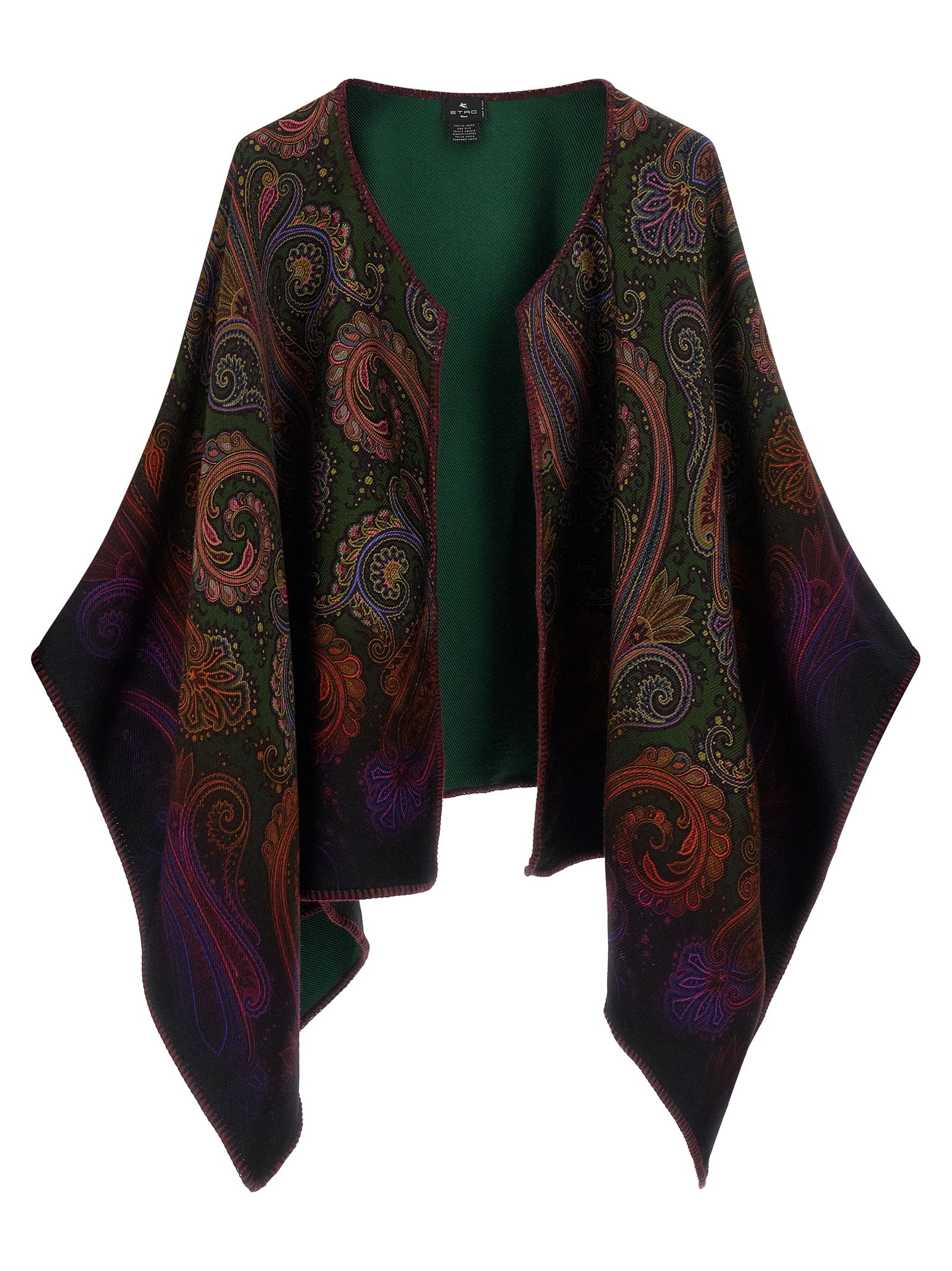 Etro Reversible Paisley Dégradé Cape