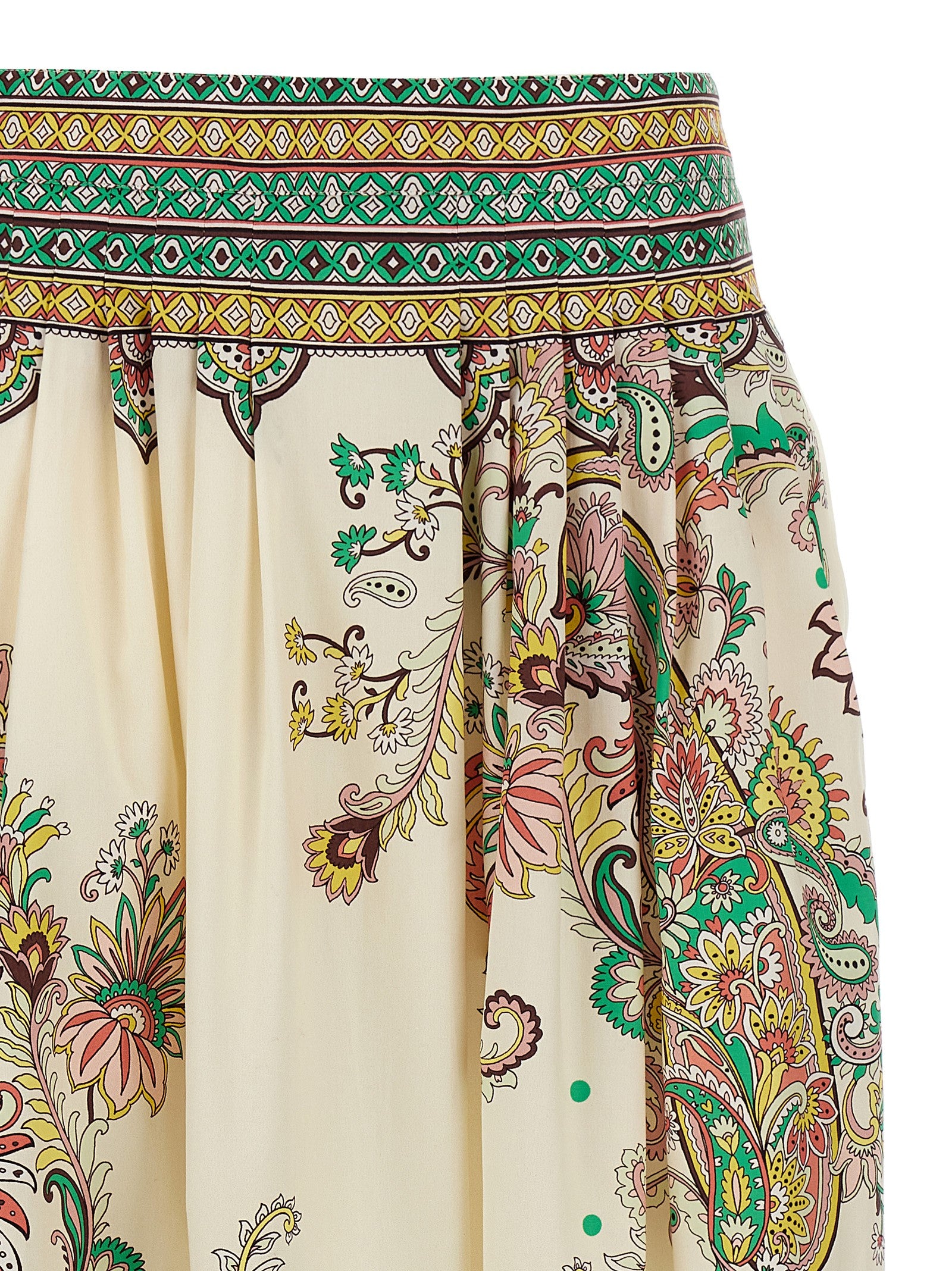 Etro Paisley Flower Skirt