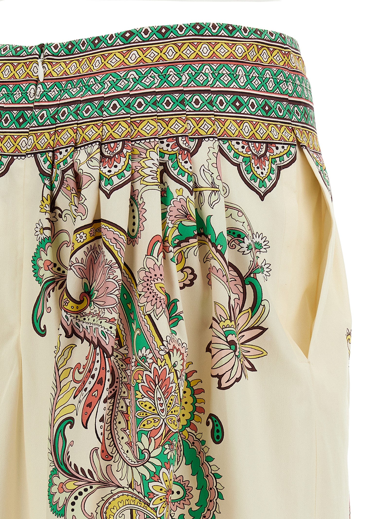 Etro Paisley Flower Skirt