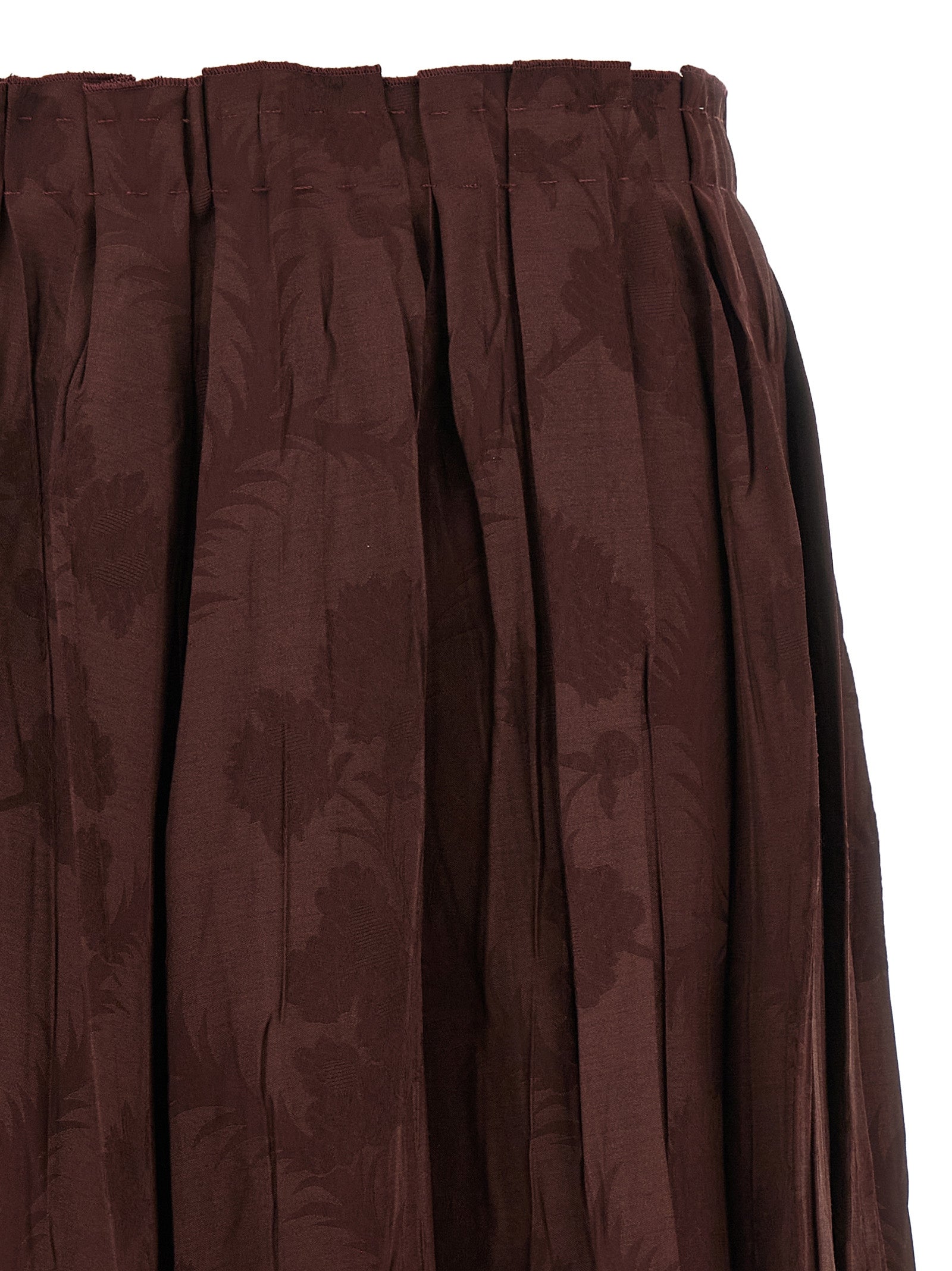 Etro Jacquard Floral Patterned Skirt