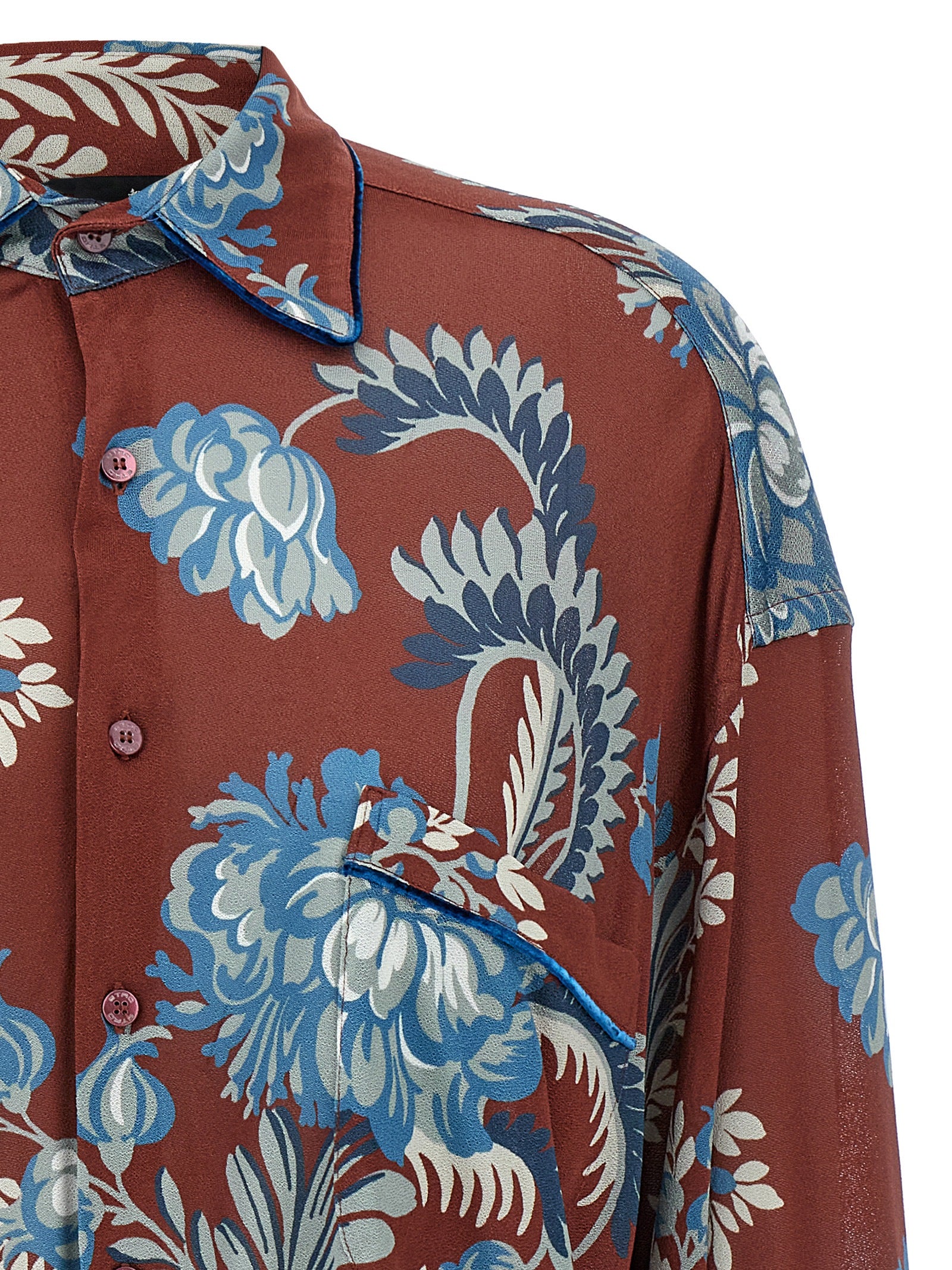 Etro Floral Foliage Shirt